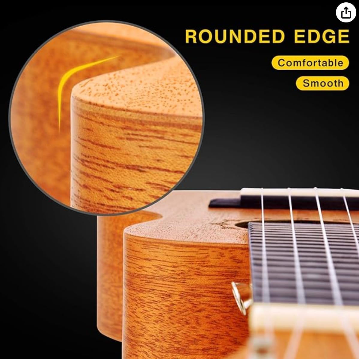 EASTROCK Soprano Ukulele Mahogany Beginner 21 inch Ukelele Big Package Kit. Ukulele Ukalalee Suitable for Beginners. (21-Mahogany) customer photo 1