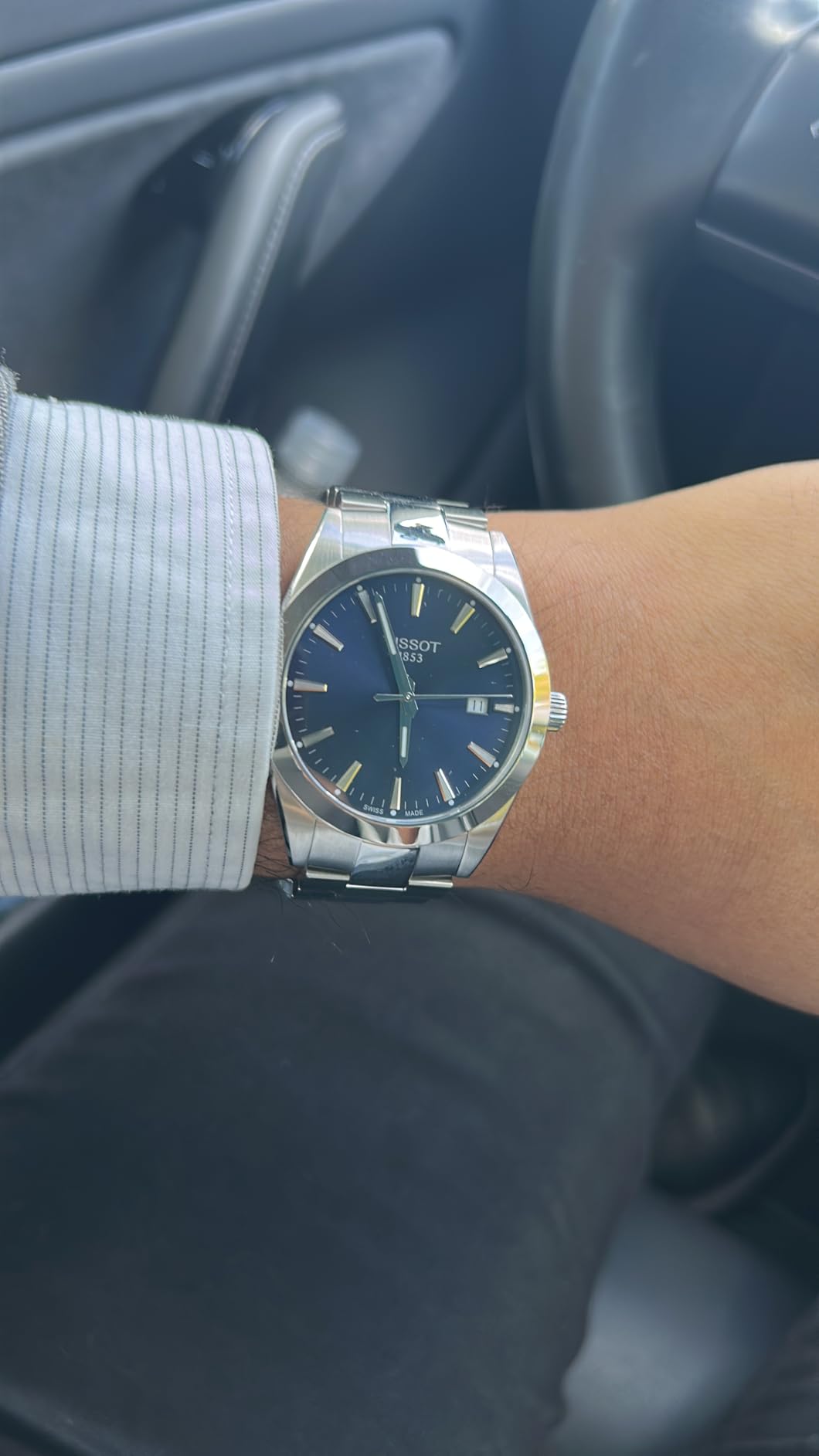 Tissot Mens Gentleman Stainless Steel Dress Watch customer photo 1