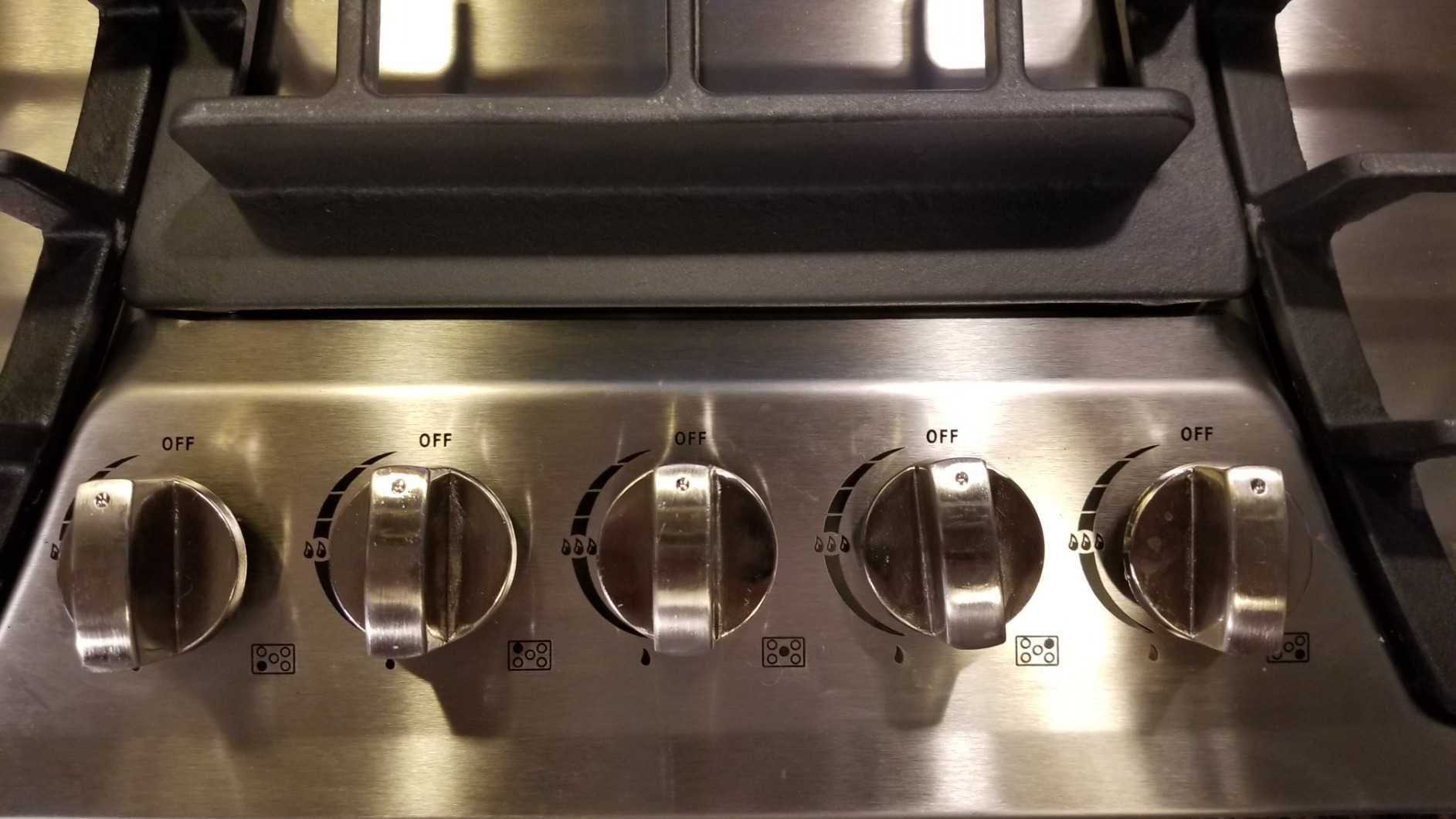 30 Inch Gas Cooktop - Dual Fuel Sealed 5 Burners Built-In Stainless Steel Hob DK257-A03 customer photo 1