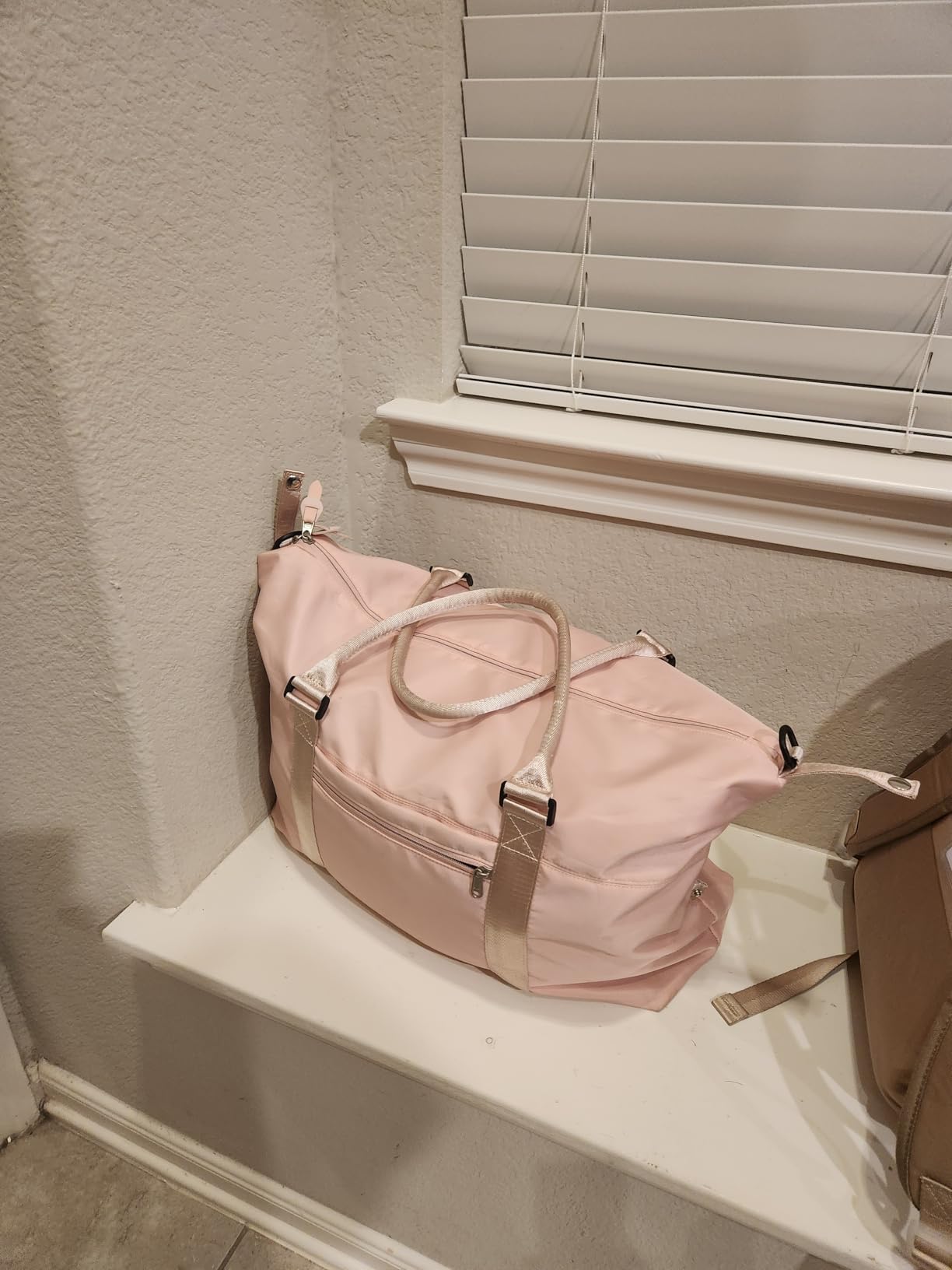 Travel Duffel Bag, Carry On Overnight Weekender Bags for Women | Travel Bag with Wet Pocket & Trolley Sleeve, For Spirit Airlines 18x14x8 Personal Item Bag customer photo 1