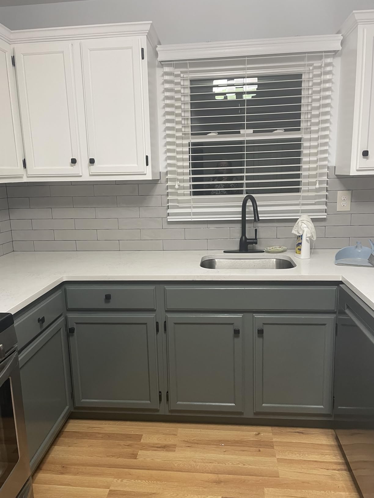 Moen Adler Spot Resist Stainless One-Handle High Arc Pulldown Kitchen Faucet with Power Clean, 87233SRS customer photo 2