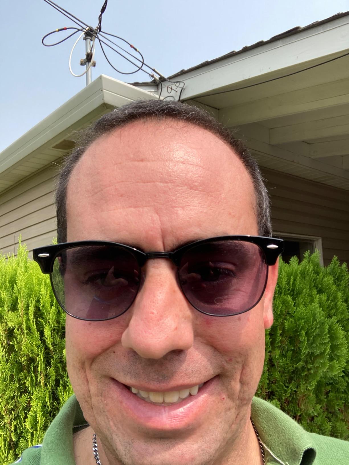Semi Rimless Polarized Sunglasses Men Photochromic Sun Glasses Women Unisex TY201903 customer photo 1