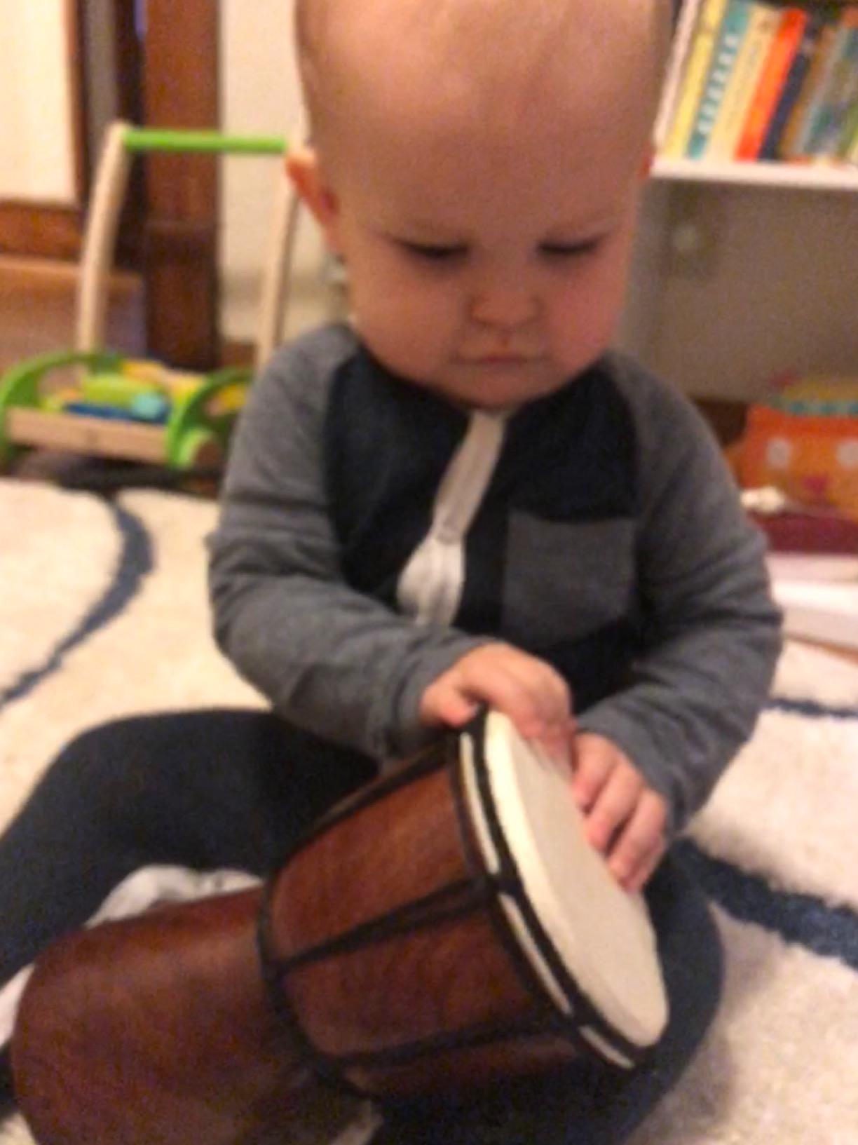 Drum Djembe with a Rope goat skin Covered Goblet African Drum Played by Hands West Africa style jembe for drums circle and more (6x12) customer photo 2