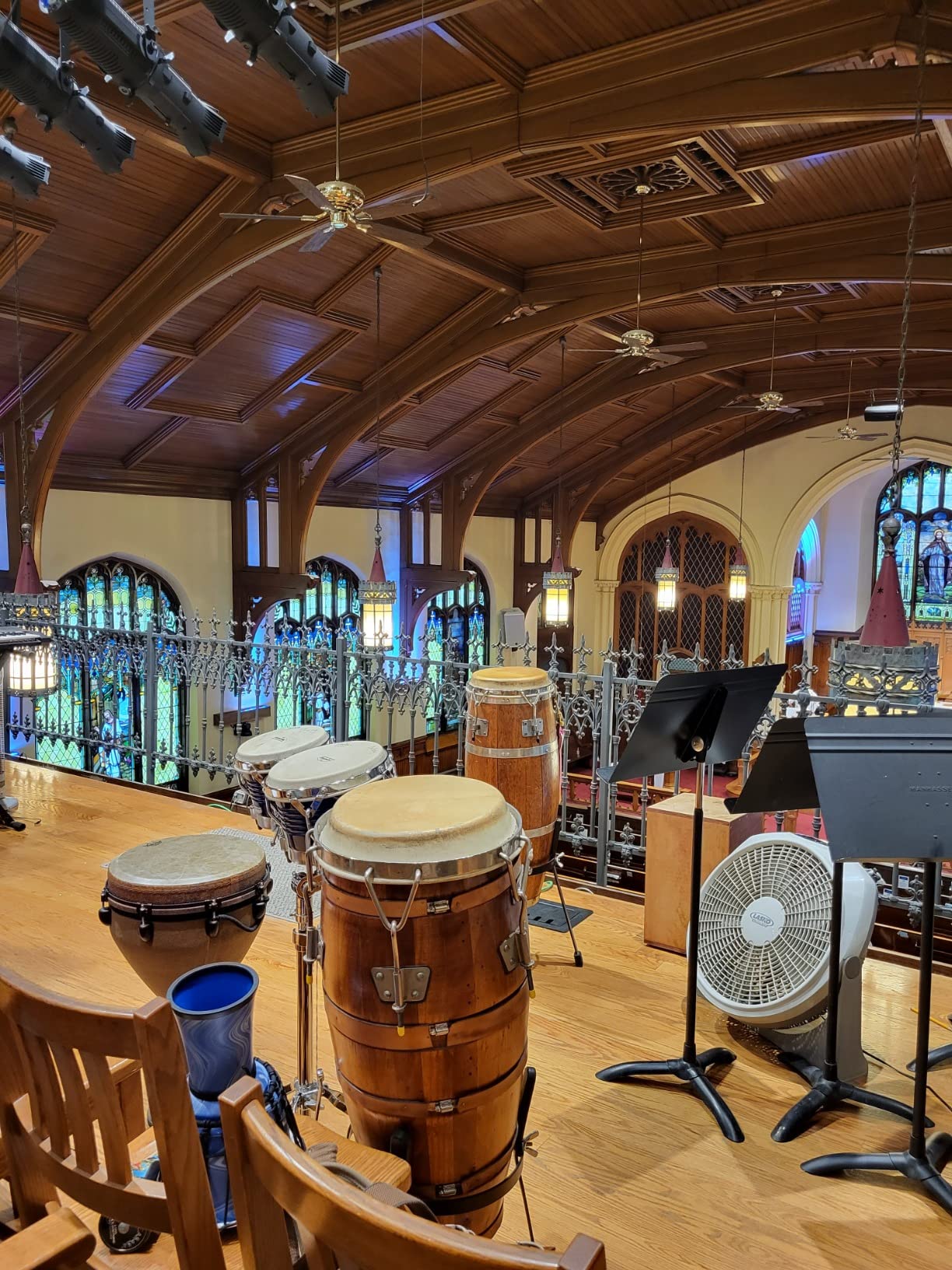 Latin Percussion World Collection Circle Djembe, Blue Marble, 7-inch (LP1607BM) customer photo 1