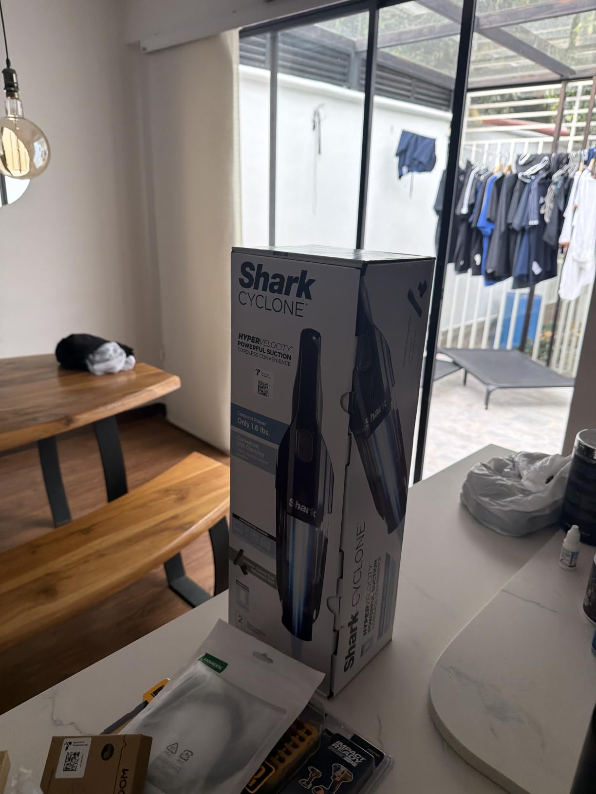 Shark UltraCyclone Pet Pro Plus Cordless Hand Vacuum, Powerful Suction, Handheld Vacuum for Car & Home, Pet Power Brush, Crevice Tool, Scrubbing Brush, XL Dust Cup, Black, CH951 customer photo 2