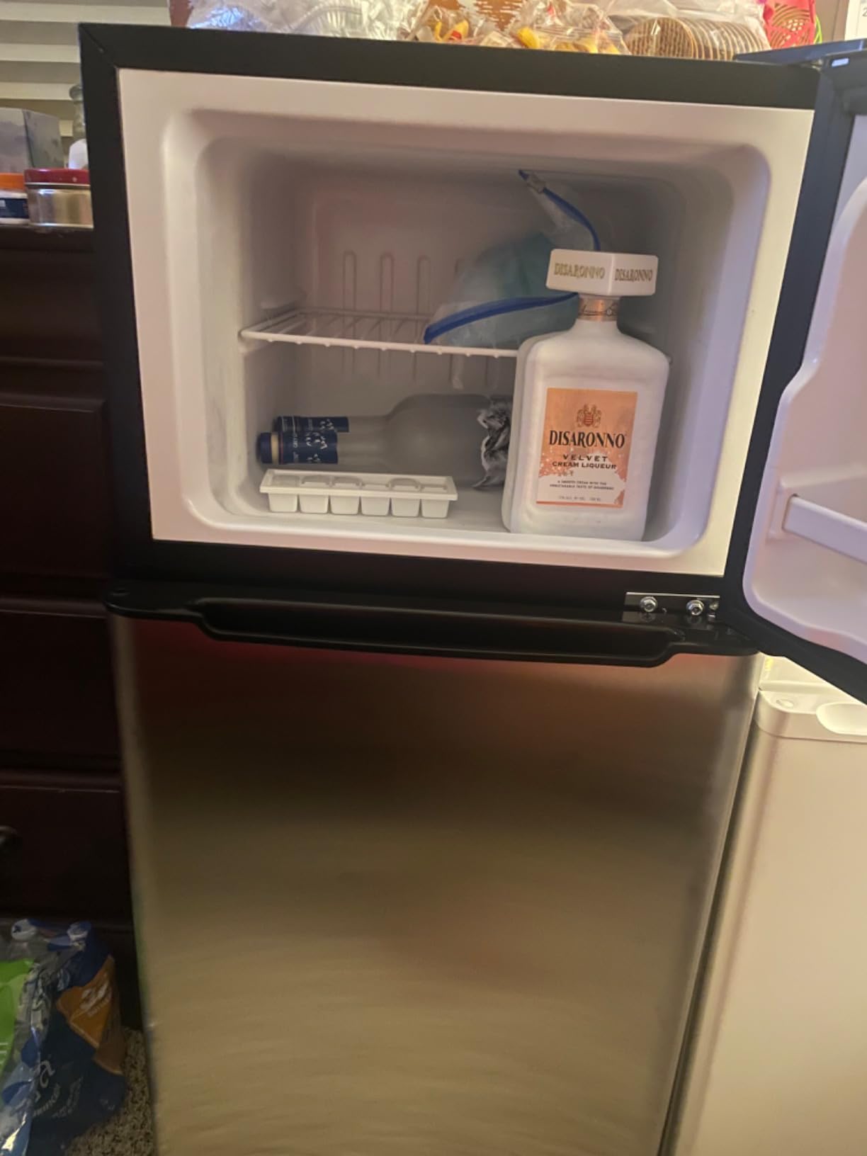 Frigidaire EFR451 Refrigerator with Top Freezer - 2 Door Fridge with 4.6 Cu Ft, Platinum Series, Stainless Steel customer photo 2