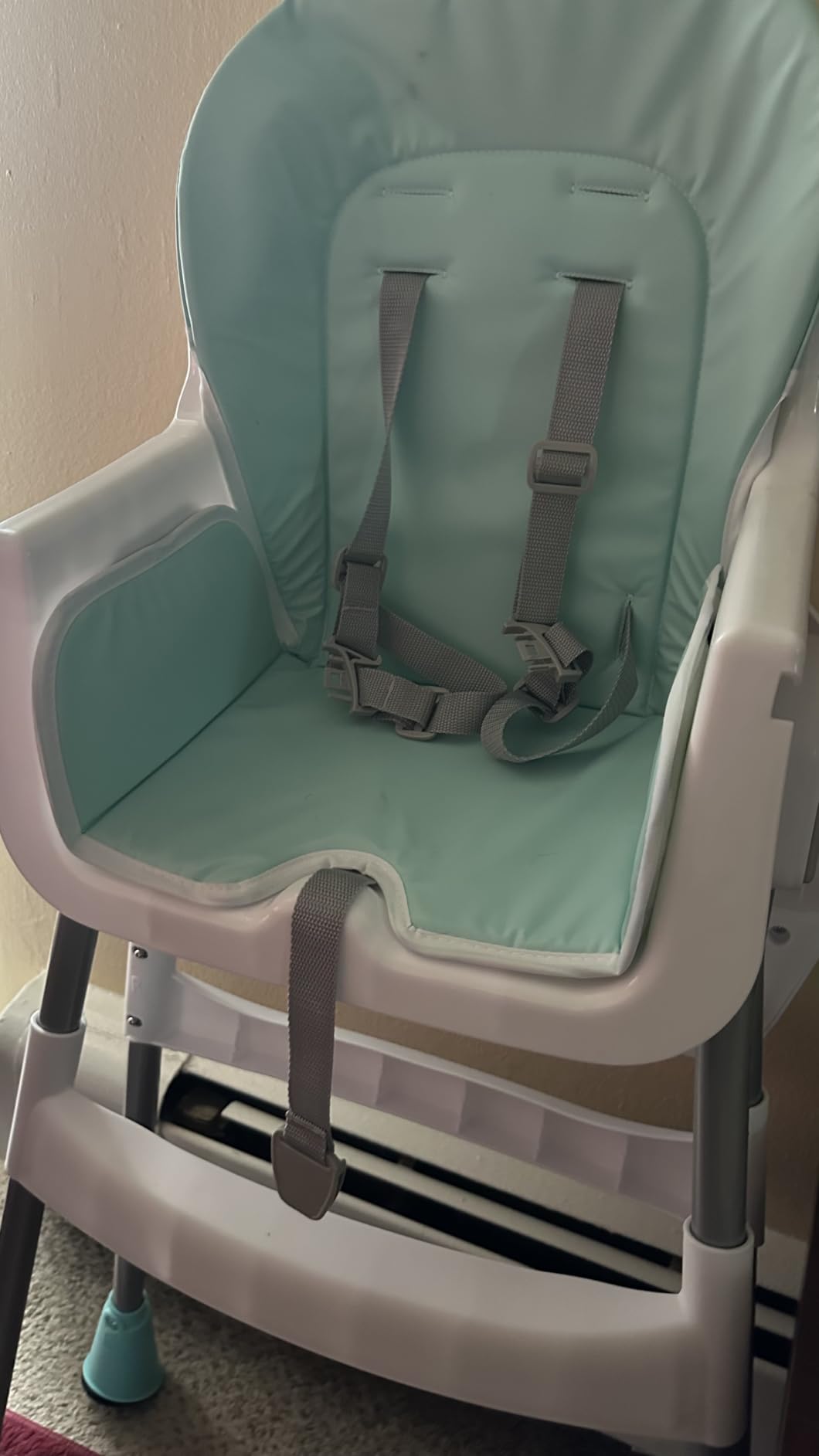 Dream On Me Portable 2-in-1 Tabletalk High Chair, Convertible Compact High Chair, Light Weight Portable Highchair, Grey customer photo 1