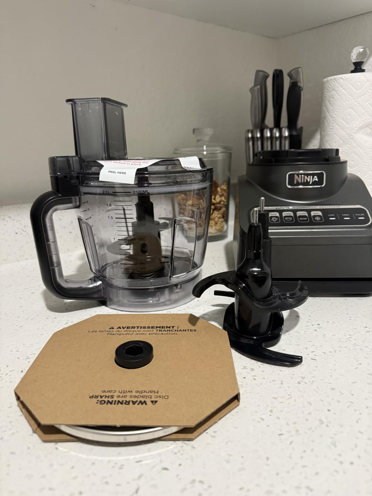 Ninja Food Processor, Professional Plus, 1000 Peak Watts, 9-Cup Processor Bowl, BN601 customer photo 2