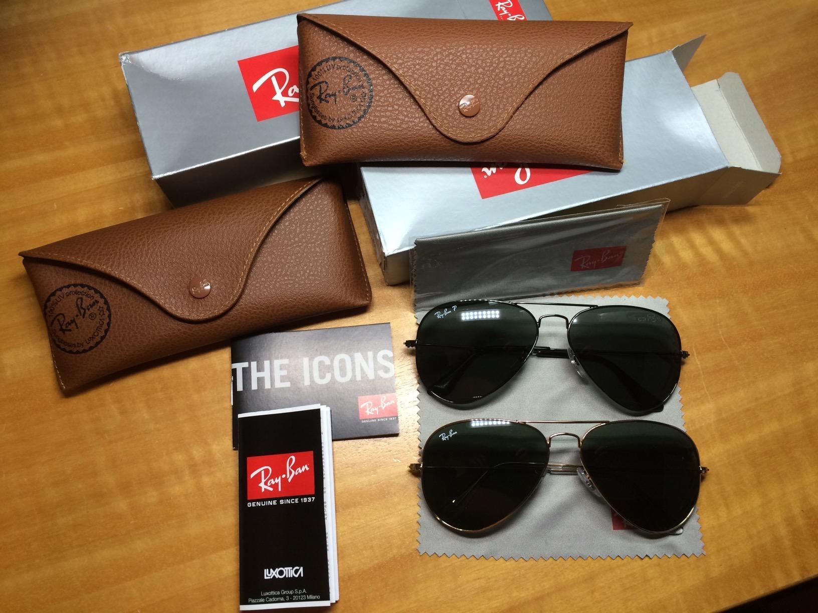 Ray-Ban RB3025 Classic Polarized Aviator Sunglasses customer photo 1