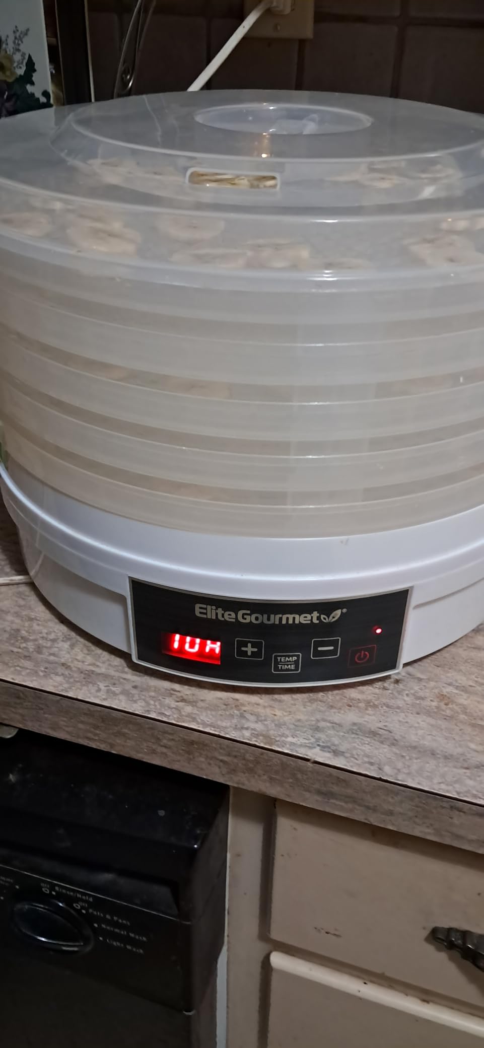 Elite Gourmet EFD319 Food Dehydrator, 5 BPA-Free 11.4