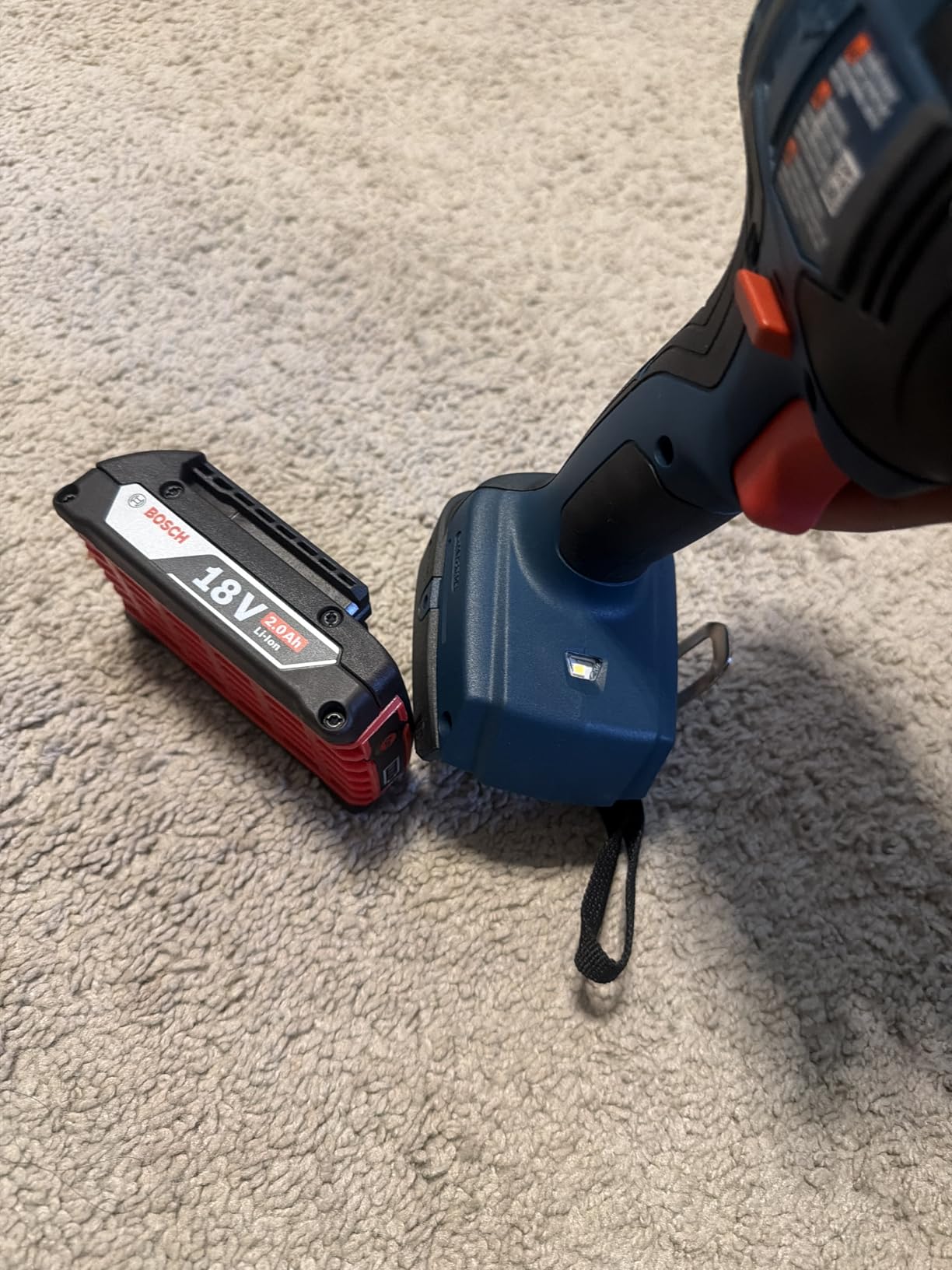 Bosch GDX18V-1800B12-RT 18V EC Brushless 1/4 and 1/2 In Impact Driver Kit | Two-In-One Socket Ready | Delivers 1800 In-Lbs Torque | Changes Bits Fast | LED Light Clears Shadows | Variable Speed Control customer photo 1