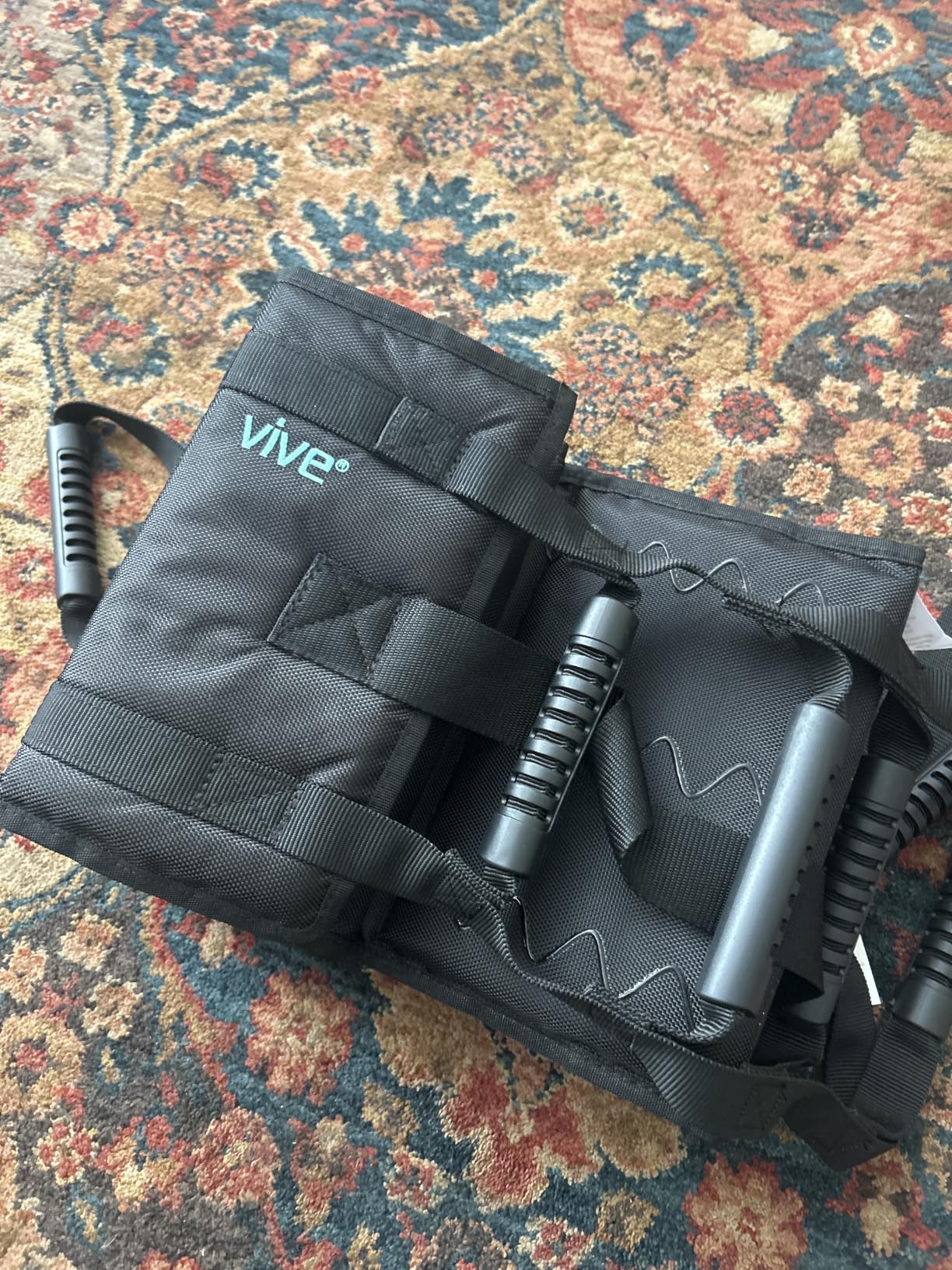 Vive Transfer Sling - Padded Assist Gait Belt - Heavy Duty Patient Lift with Straps - Mobility Standing and Lifting Aid for Disabled, Elderly, Seniors, Injured - Safely Move from Bed and Wheelchair customer photo 1
