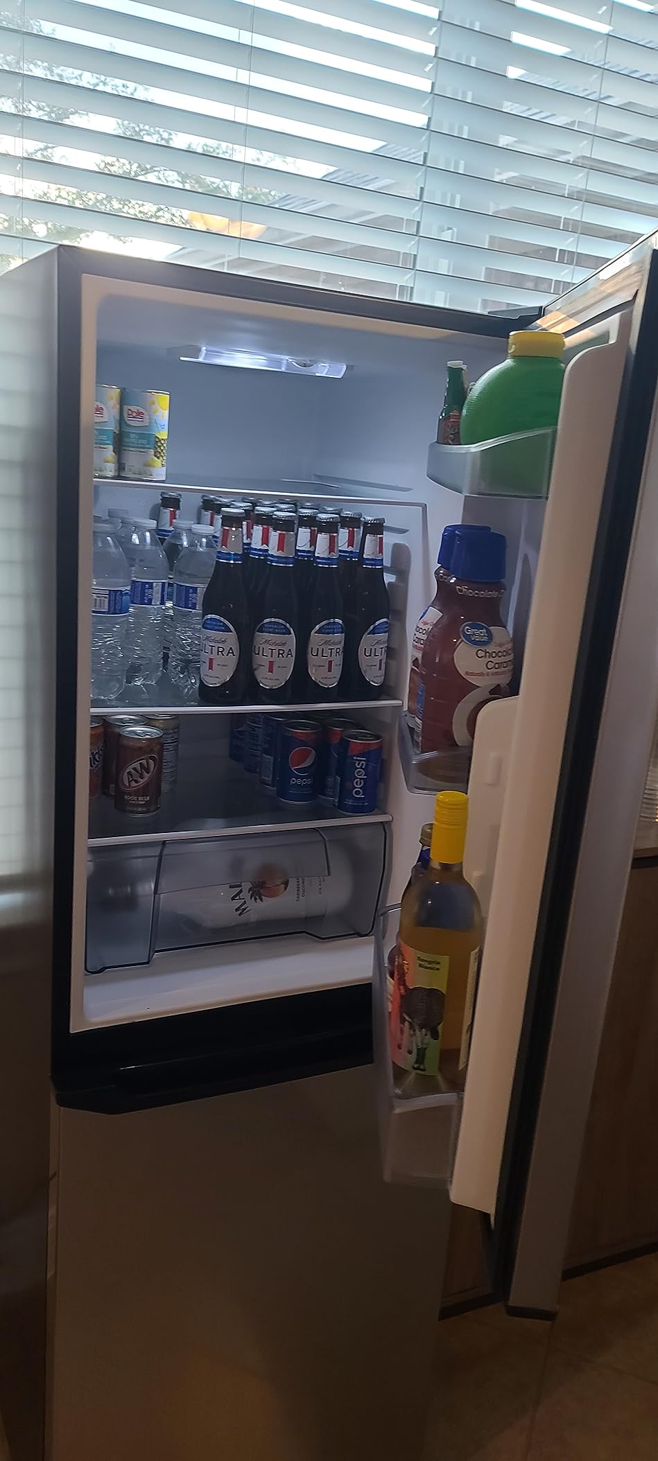 Galanz GLR12TS5F Refrigerator, Dual Door Fridge, Adjustable Electrical Thermostat Control with Top Mount Freezer Compartment, 12.0 Cu.Ft, Stainless Steel customer photo 2