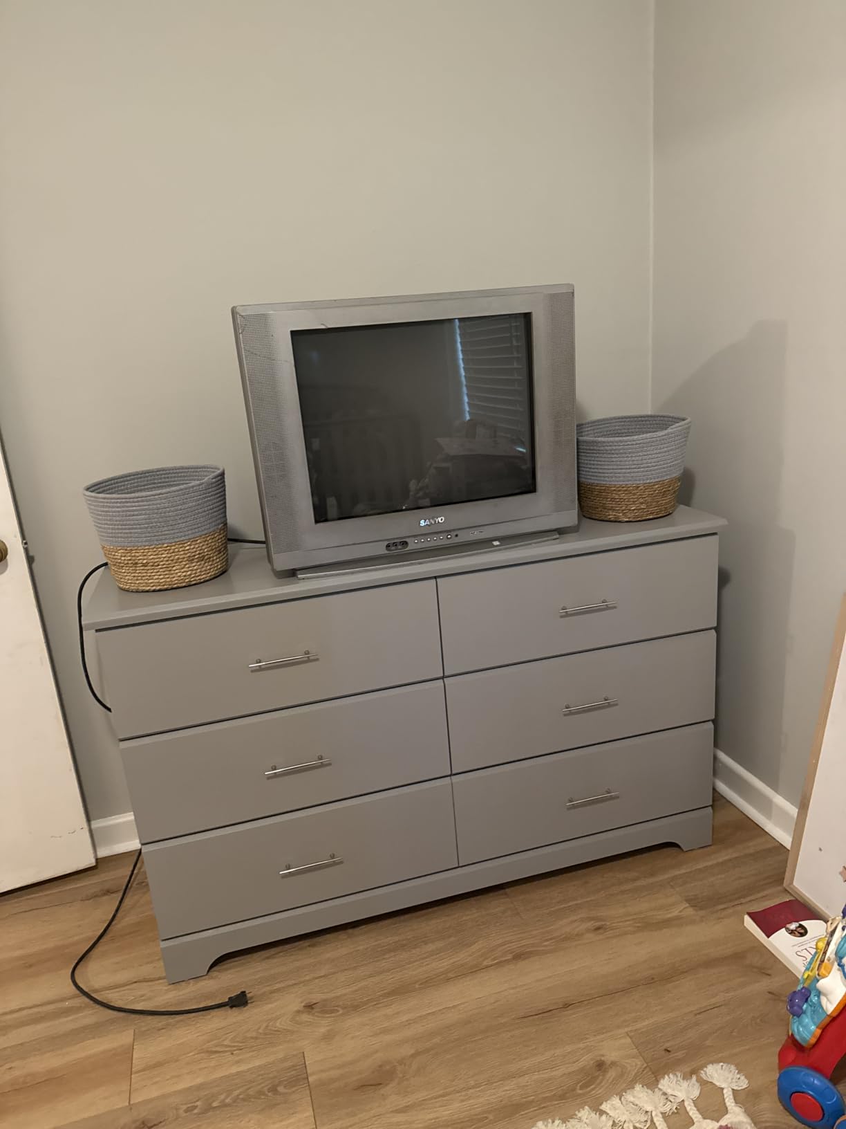 Storkcraft Brookside 2 Drawer Changing Table Dresser, White customer photo 2