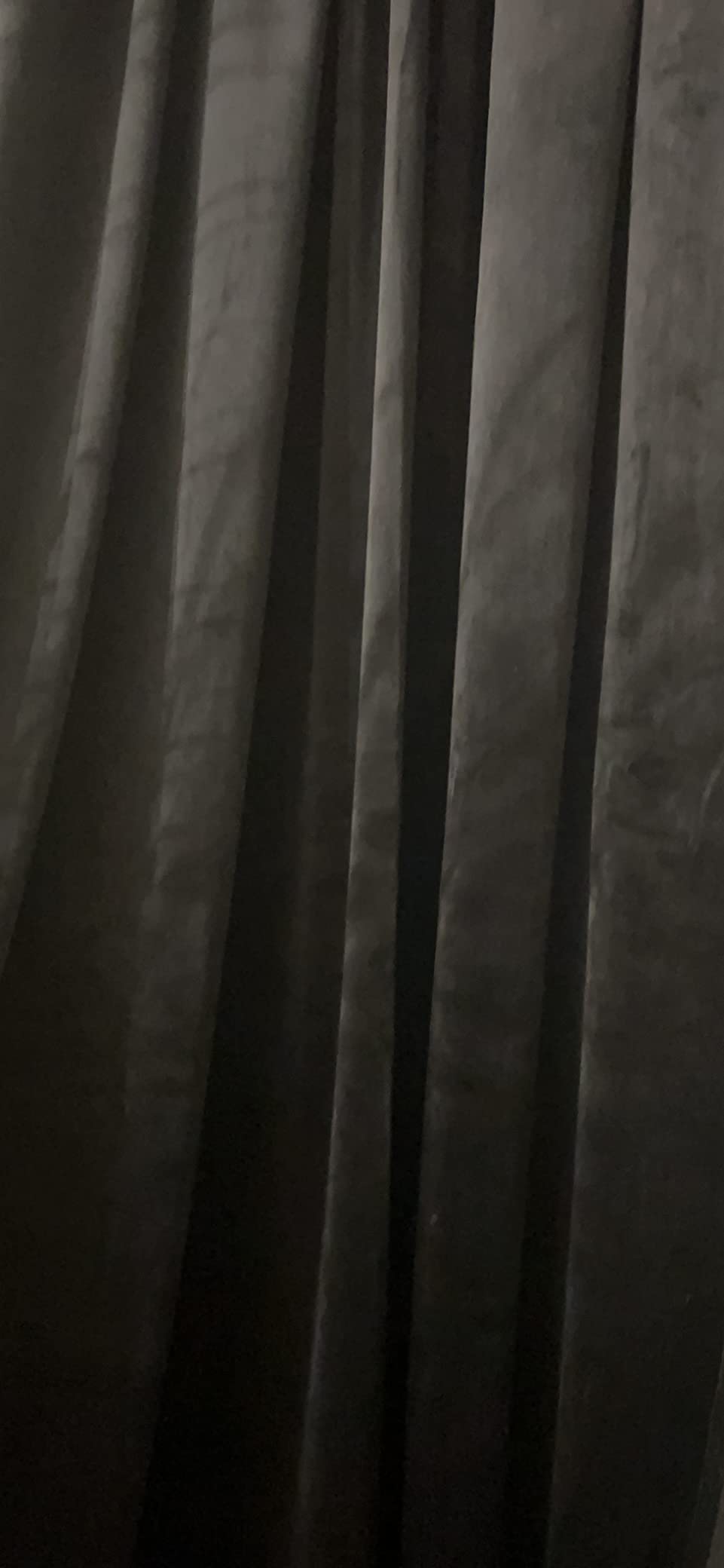 HOMEIDEAS Black Velvet Blackout Curtains, 52 X 96 Inches Soft and Thick Room Darkening Thermal Insulated Pocket Back Tab Window Drapes for Bedroom, Indoor, 2 Panels customer photo 1