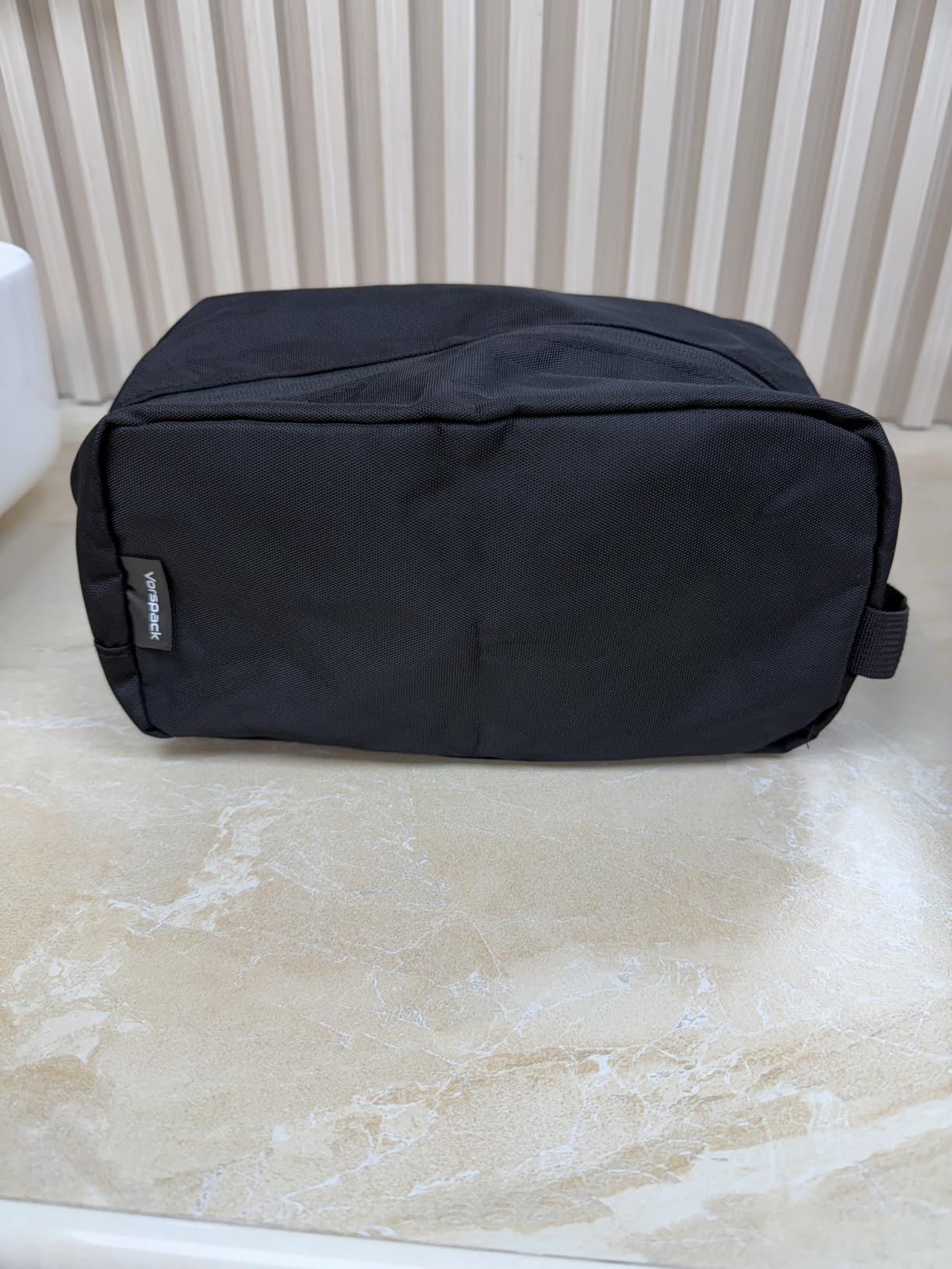 Vorspack Canvas Travel Toiletry Bag for Men, Medium, Black customer photo 1