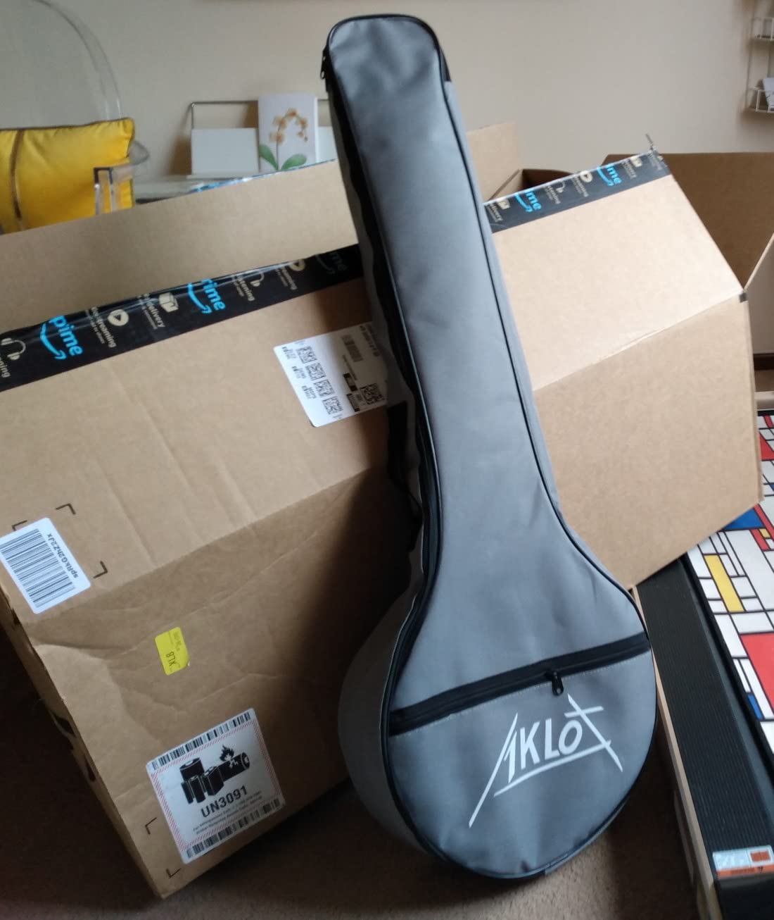 AKLOT 5 String Banjos Full Size Open Back Banjo Adjustable Maple Body Remo Head with 2 Tuning Wrench, 4 Picks, Strings, Tuner, Strap Ruler, Cleaning Cloth, Gig Bag for New Beginner Professional customer photo 2