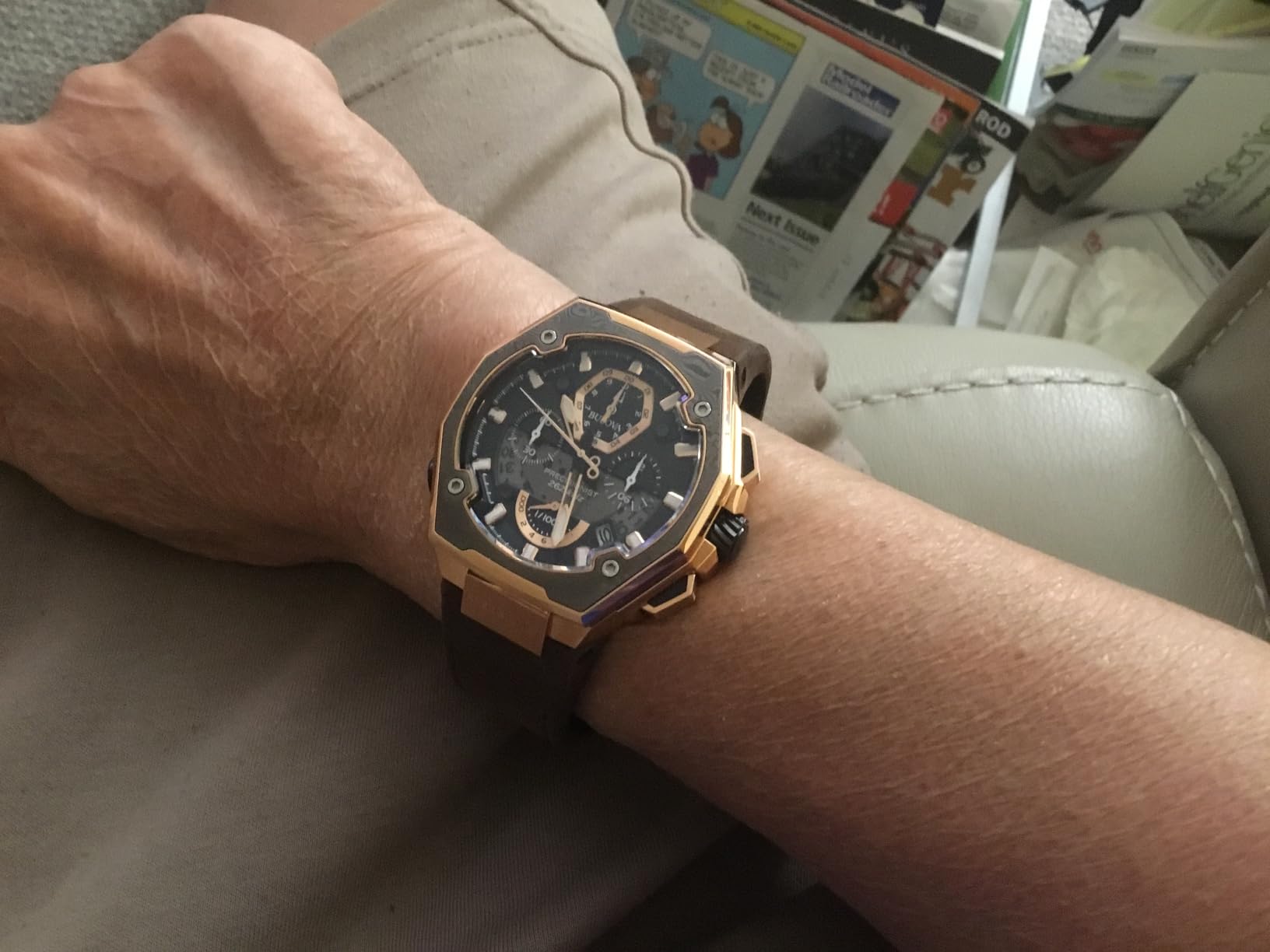 Bulova Men's Series X High Precision Quartz Chronograph Watch, Sapphire Crystal, Continous Sweeping Secondhand customer photo 1