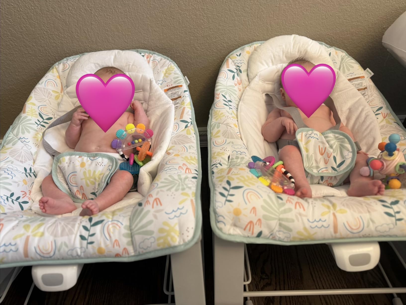 Ingenuity Keep Cozy 3-in-1 Grow with Me Vibrating Baby Bouncer, Seat & Infant to Toddler Rocker, Vibrations & Toy Bar, 0-30 Months Up to 40 lbs (Weaver) customer photo 1