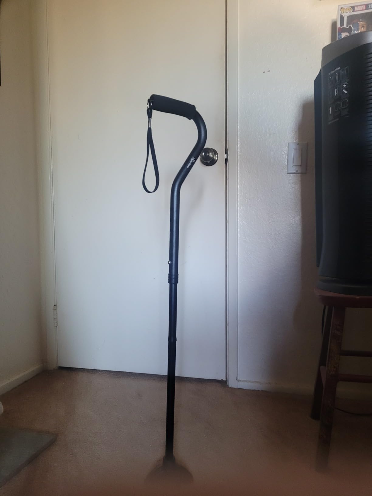 BeneCane Walking Cane Adjustable Cane with Offset Soft Cushioned Handle for Men & Women Lightweight Comfortable Extra Stability Base Mobility Aid for Men Women and Seniors customer photo 2