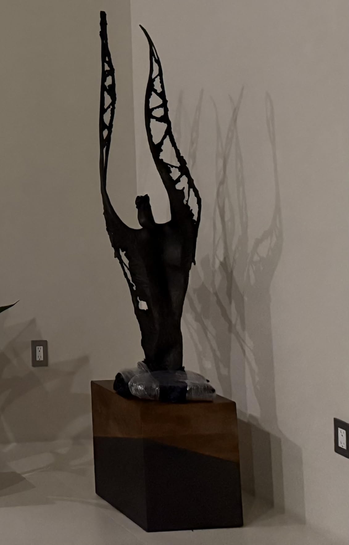Signature Design by Ashley Trailbend Eclectic Accent End Table, Brown & Gunmetal customer photo 2