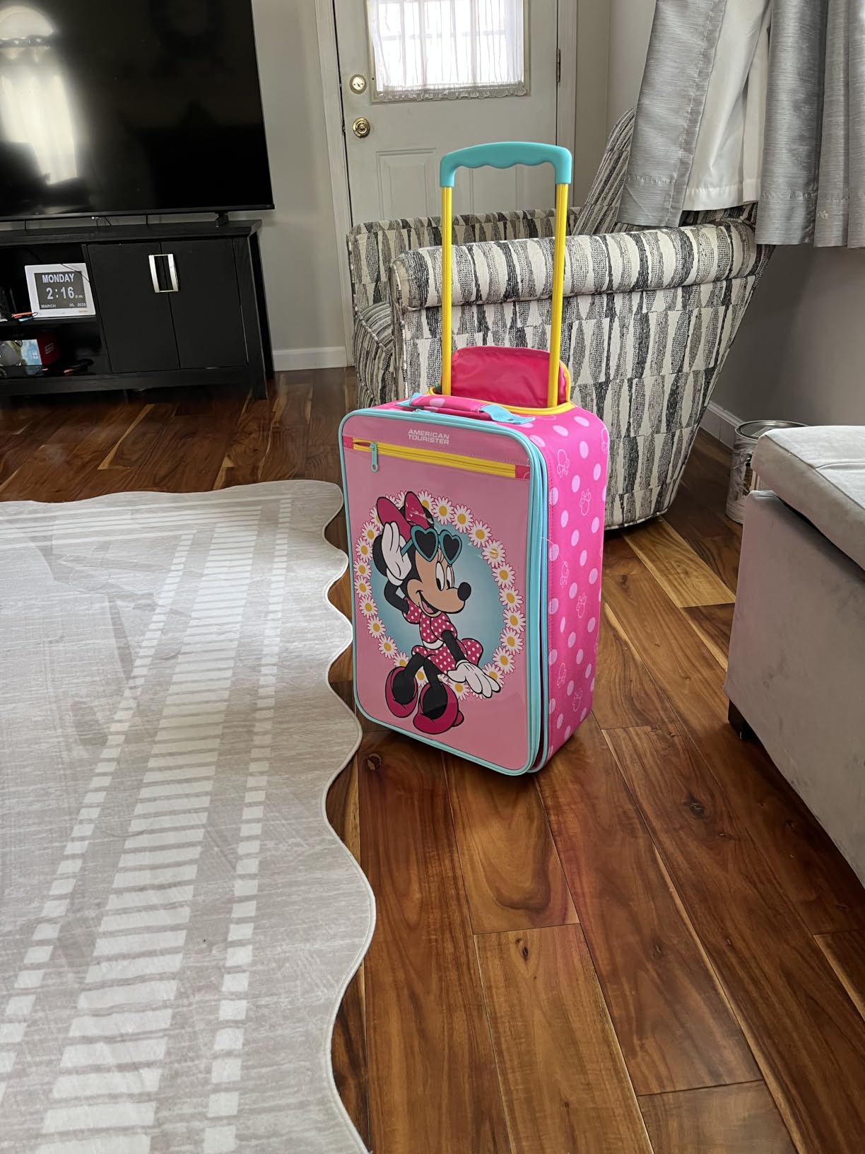 American Tourister Disney Softside Upright Luggage, Minnie, Carry-On 18-Inch customer photo 1