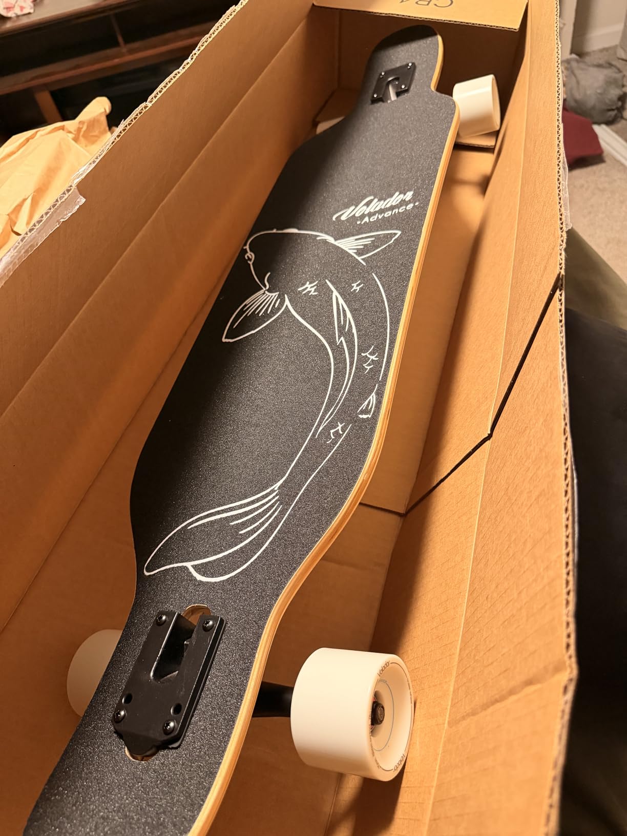 VOLADOR Urban Freeride Pro Longboard | Adaptive Cruiser 42inch | North America Maple | Camber Concave Drop Through Longboard Complete customer photo 1
