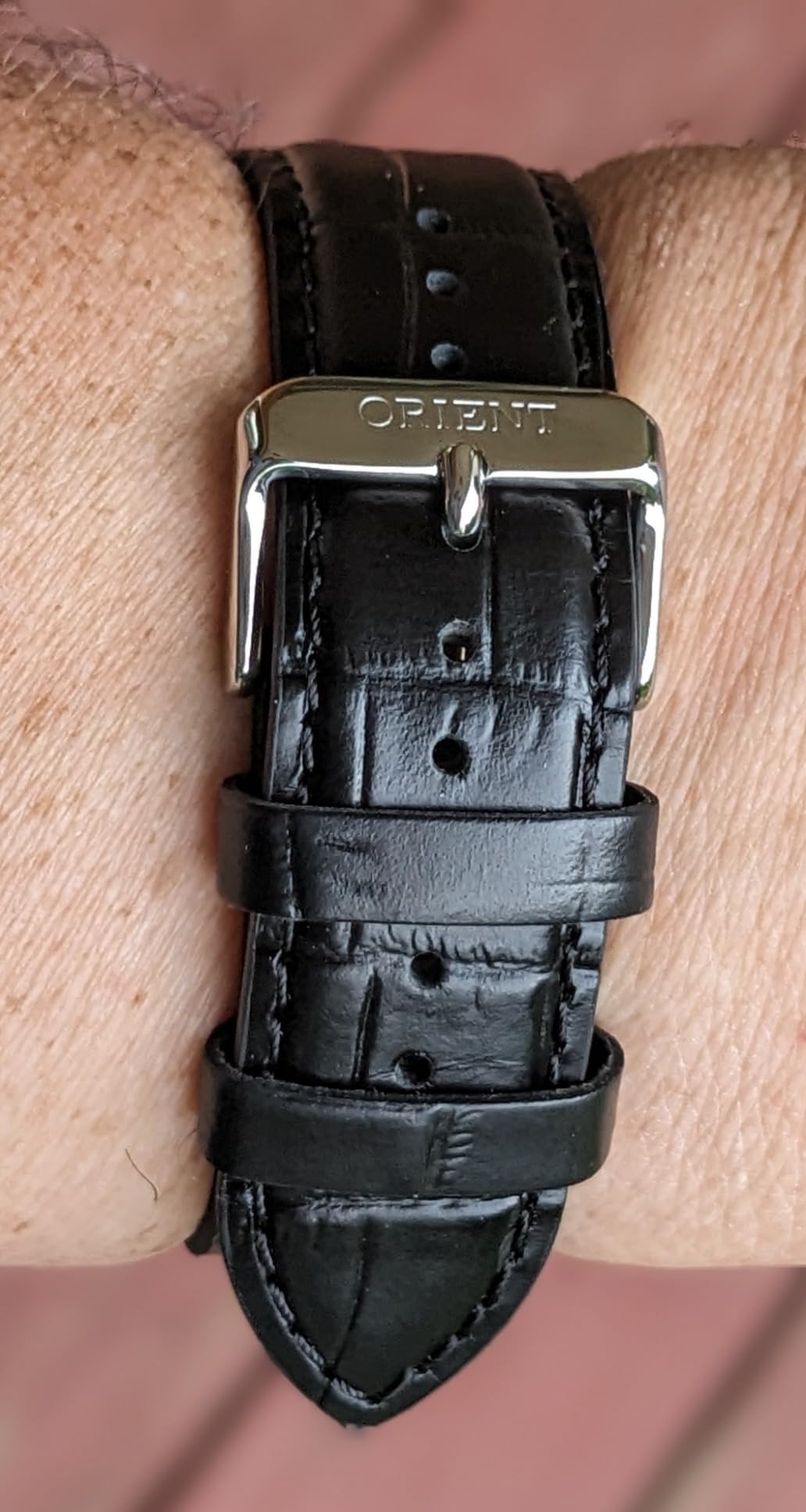 Orient Symphony IV Automatic/Hand-Winding Movement 41.6mm Stainless Steel Case Sapphire Crystal Dress Watch customer photo 1