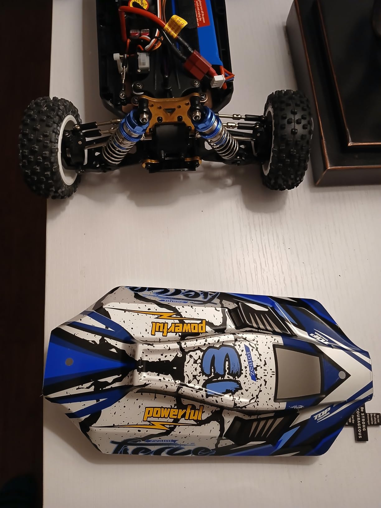 GoolRC WLtoys 124017 V2 Brushless Fast RC Cars, 1:12 Scale RC Buggy, 4WD 75KM/H High Speed Remote Control Car, 2.4GHz All Terrain Off-Road Racing Drift Car with Metal Chassis for Adults customer photo 2