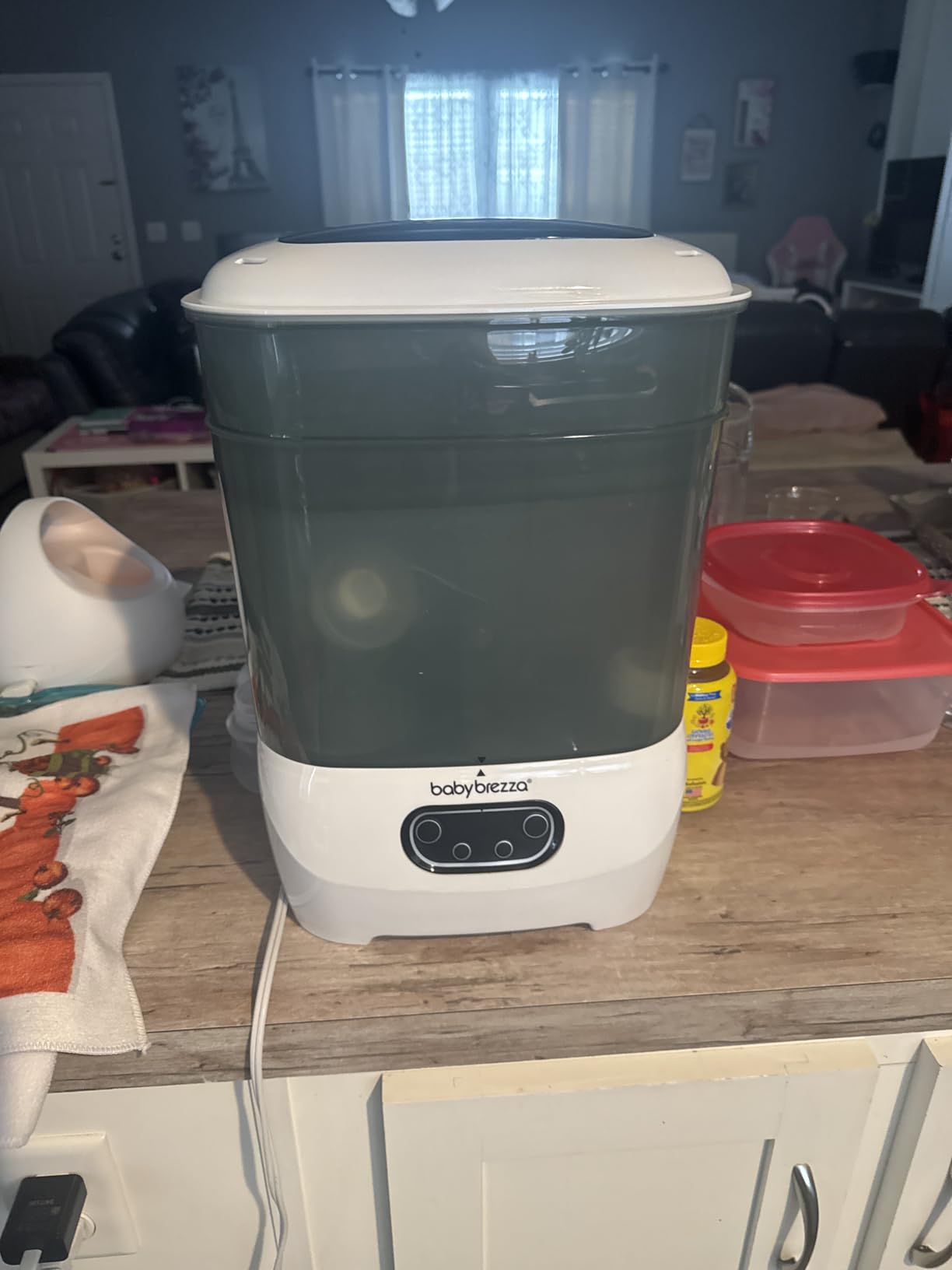 Baby Brezza Bottle Sterilizer and Dryer Advanced - Largest Capacity | 33% Faster Cycle Time - Universal Sterilization Machine for All Bottles + Pump Parts - Steam Sanitizer - HEPA Air Filter customer photo 2