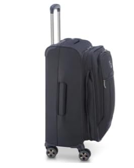DELSEY PARIS Helium DLX Softside Expandable Luggage with Spinner Wheels, Black, Carry on 20 Inch customer photo 2