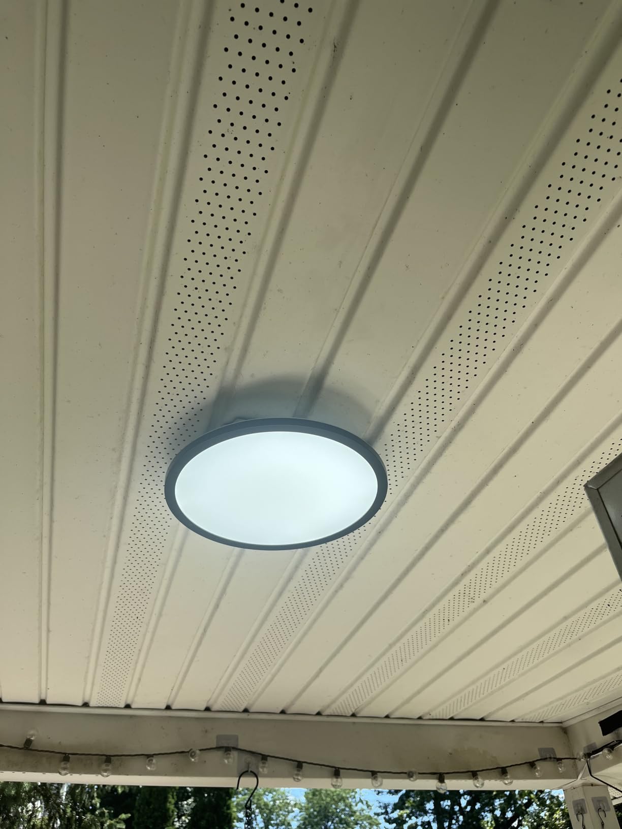 hepside 2PACK Flush Mount LED Ceiling Light Fixture Black, 12Inch 28Watt, Dimmable & 3000K-4500K-6000K Ceiling Lamp 3200LM Low Profile Ceiling Light for Kitchen Bedroom Hallway Porch customer photo 2