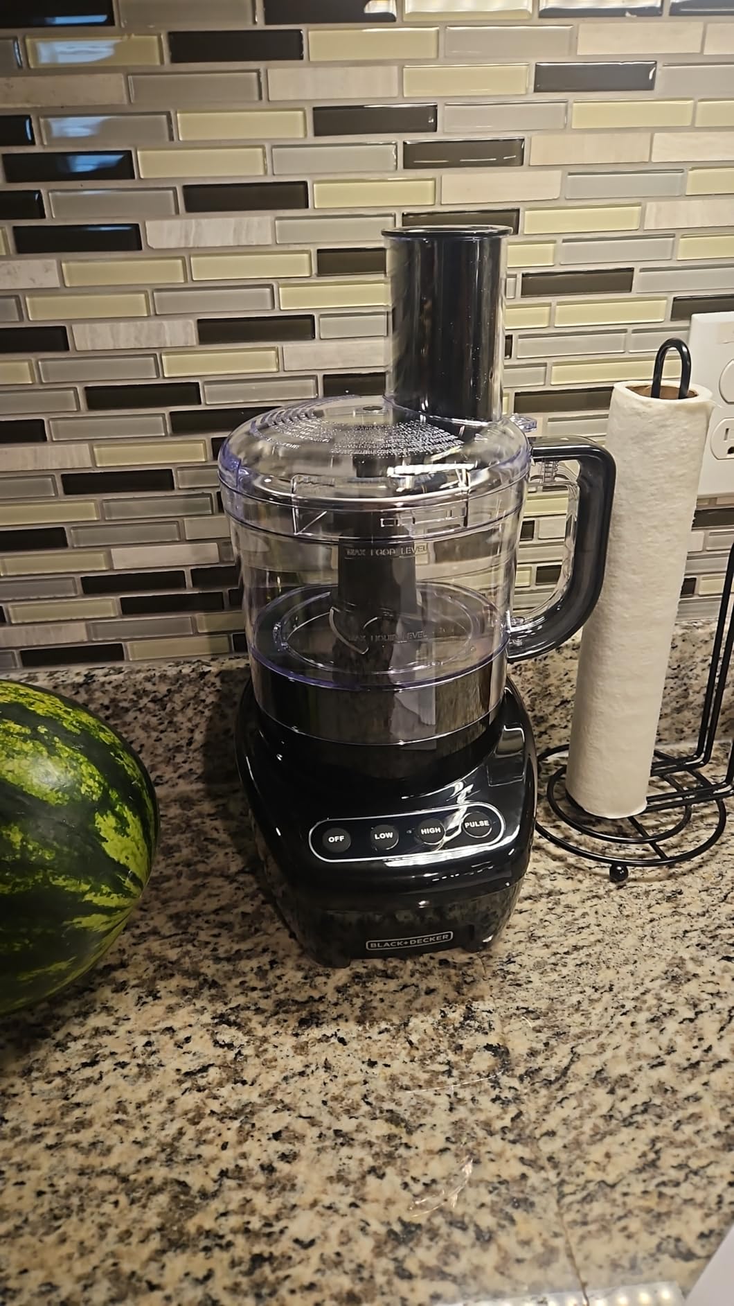 BLACK+DECKER 3-in-1 Easy Assembly 8-Cup Food Processor, Stainless Steel S-Blade, Touchpad Controls customer photo 1