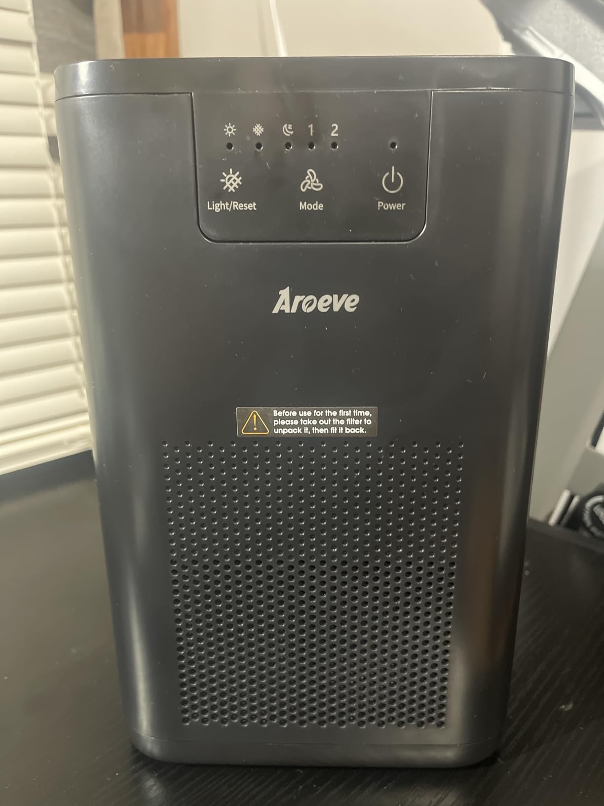 AROEVE Air Purifiers for Bedroom Air Purifier With Aromatherapy Function For Pet Smoke Pollen Dander Hair Smell 20dB Air Cleaner For Bedroom Office Living Room, MK06- White(Available for California) customer photo 1