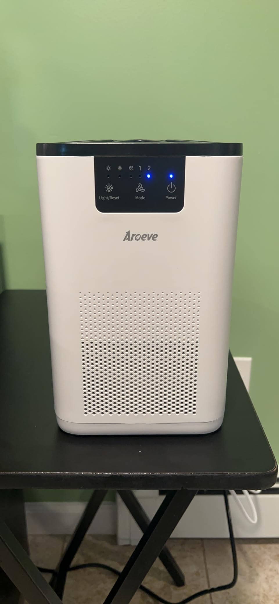 AROEVE Air Purifiers for Bedroom Air Purifier With Aromatherapy Function For Pet Smoke Pollen Dander Hair Smell 20dB Air Cleaner For Bedroom Office Living Room, MK06- White(Available for California) customer photo 2