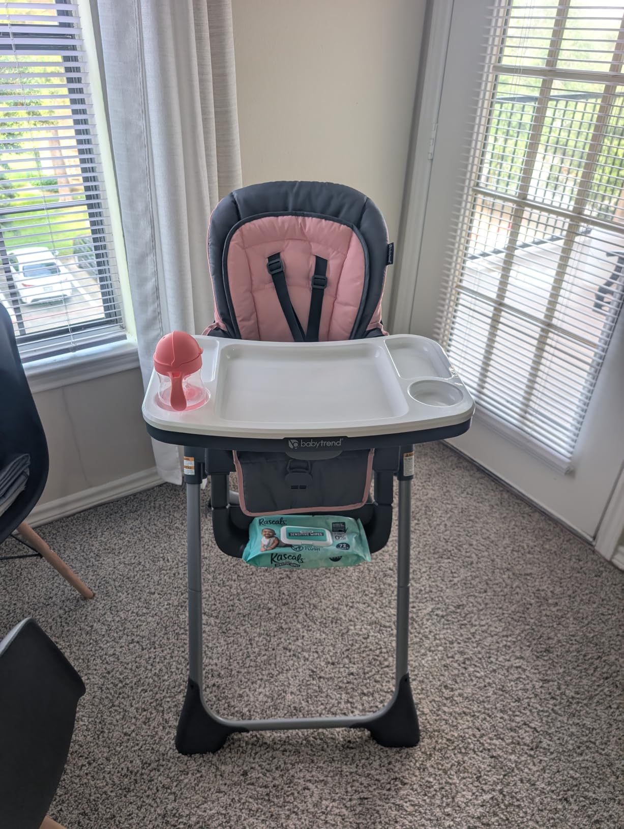 Baby Trend Sit Right 2.0 3-in-1 High Chair - Cozy Grey customer photo 2