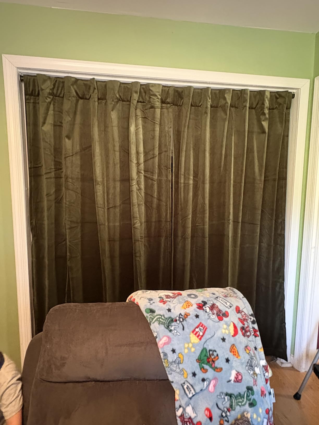 BGment Grey Velvet Curtains 84 inches Long, Thermal Insulated Blackout Velvet Curtains Noise Reduce Back Tab and Rod Pocket Luxury Panels for Bedroom/Living Room, 2 Panels, 52 x 84 Inch customer photo 2
