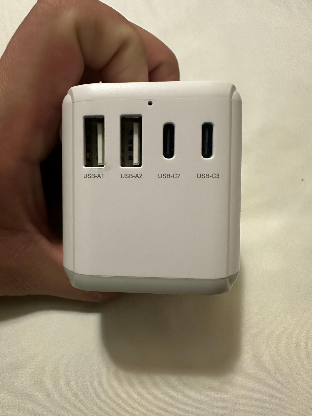 TESSAN Universal Travel Adapter 28W, International Power Adapter with 3 USB C 2 USB A Charging Ports, Worldwide Plug Adaptor for US to European UK Italy Ireland New Zealand (Type C G A I) customer photo 2