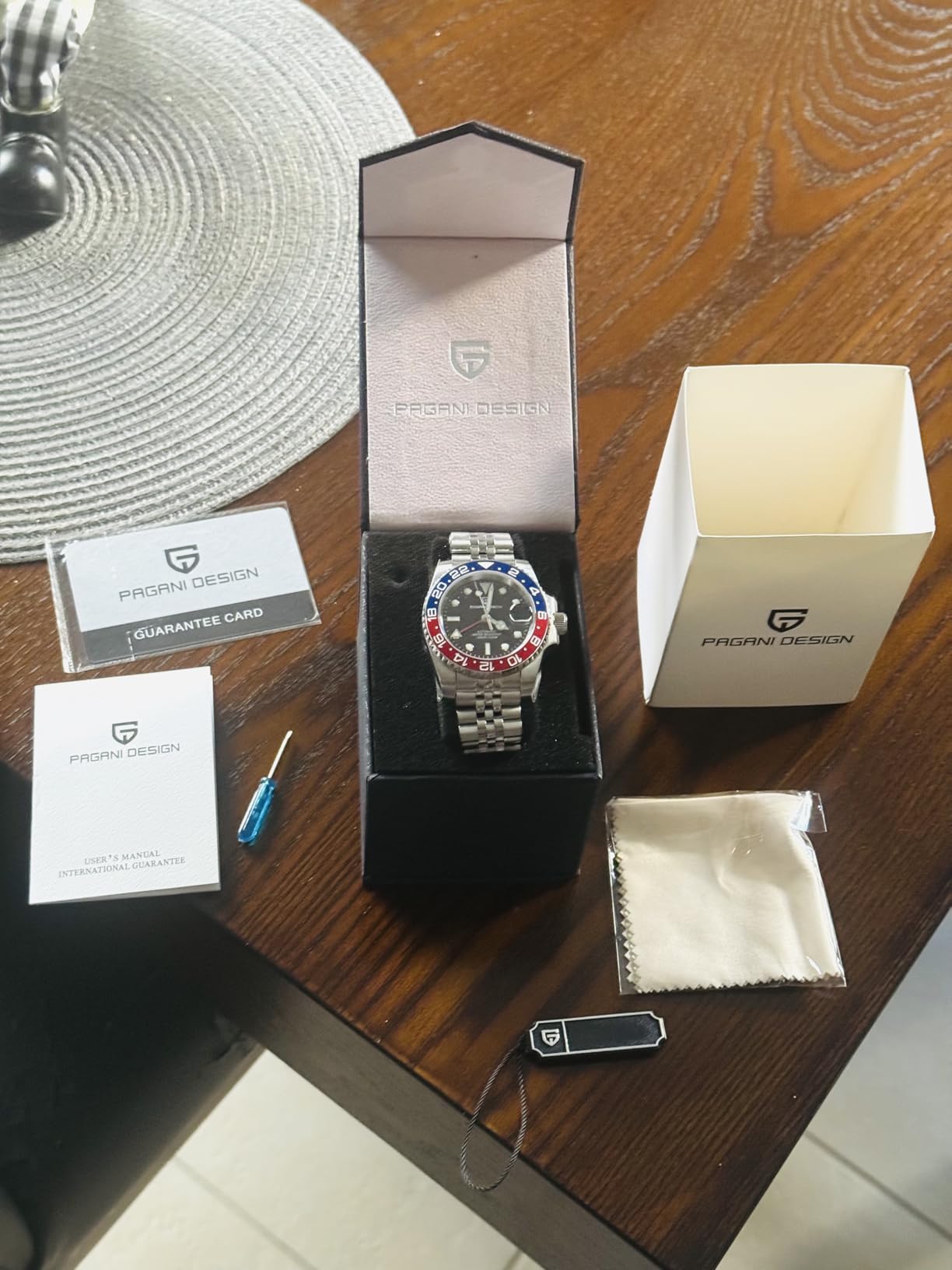 BY BENYAR Pagani Design Men's Watches GMT Automatic Watch for Men Sapphire Glass Fashion Business Stainless Steel 100M Waterproof Men's Wrist Watches PD-1662 customer photo 2