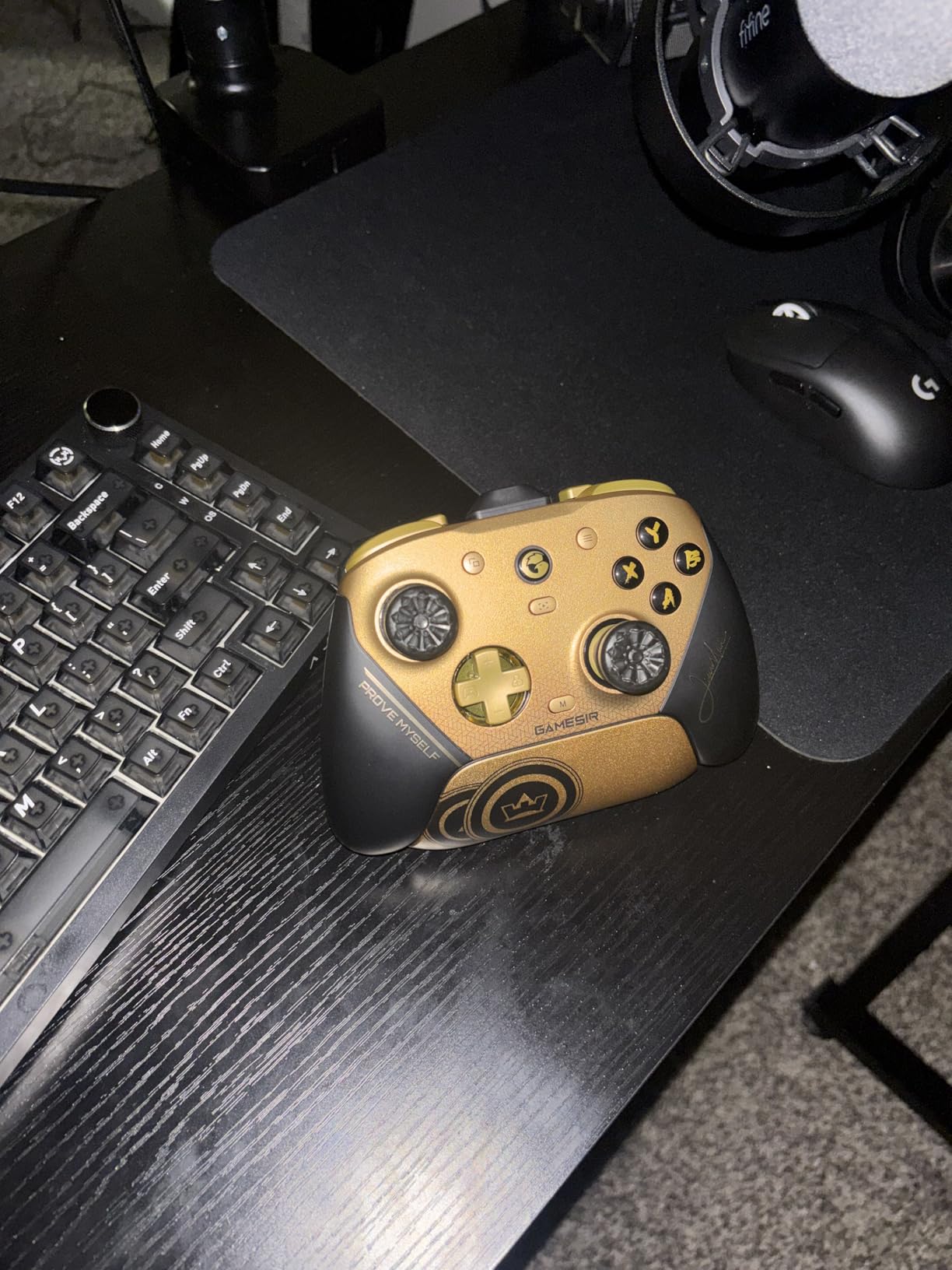 KontrolFreek FPS Freek Galaxy Black for Xbox One and Xbox Series X Controller | 2 Performance Thumbsticks | 1 High-Rise, 1 Mid-Rise | Black (Limited Edition) customer photo 1