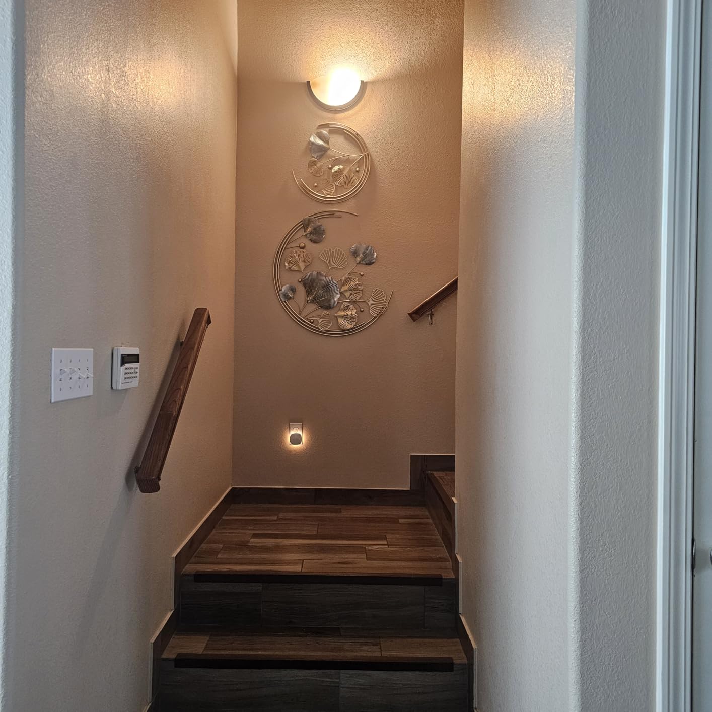 CDDUOLA 3D Ginkgo Leaf Wall Sculptures customer photo 1