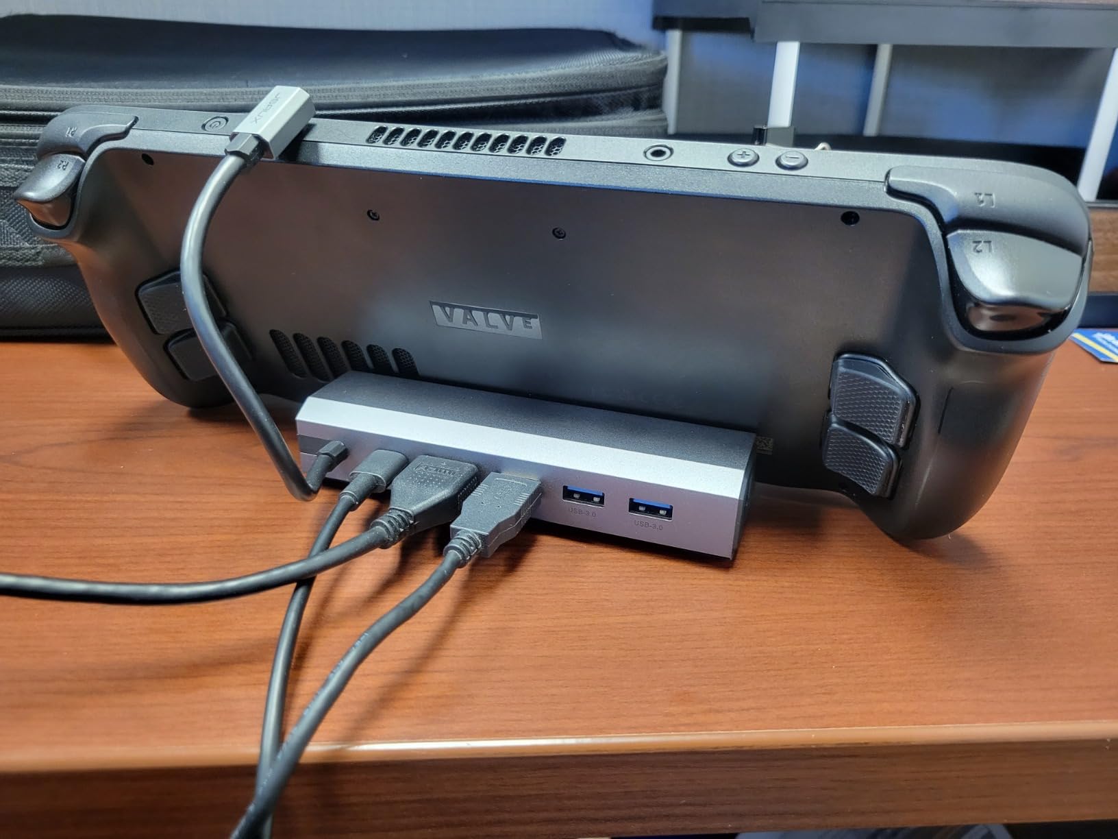 JSAUX Upgraded Docking Station 4K@120Hz for Steam Deck OLED/ROG Ally X/Legion Go (S)/MSi Claw, 6-in-1 Steam Deck Dock with HDMI 2.1, Gigabit Ethernet, 3 USB 3.0, 100W Charge for Steam Deck LCD-HB0603 customer photo 1