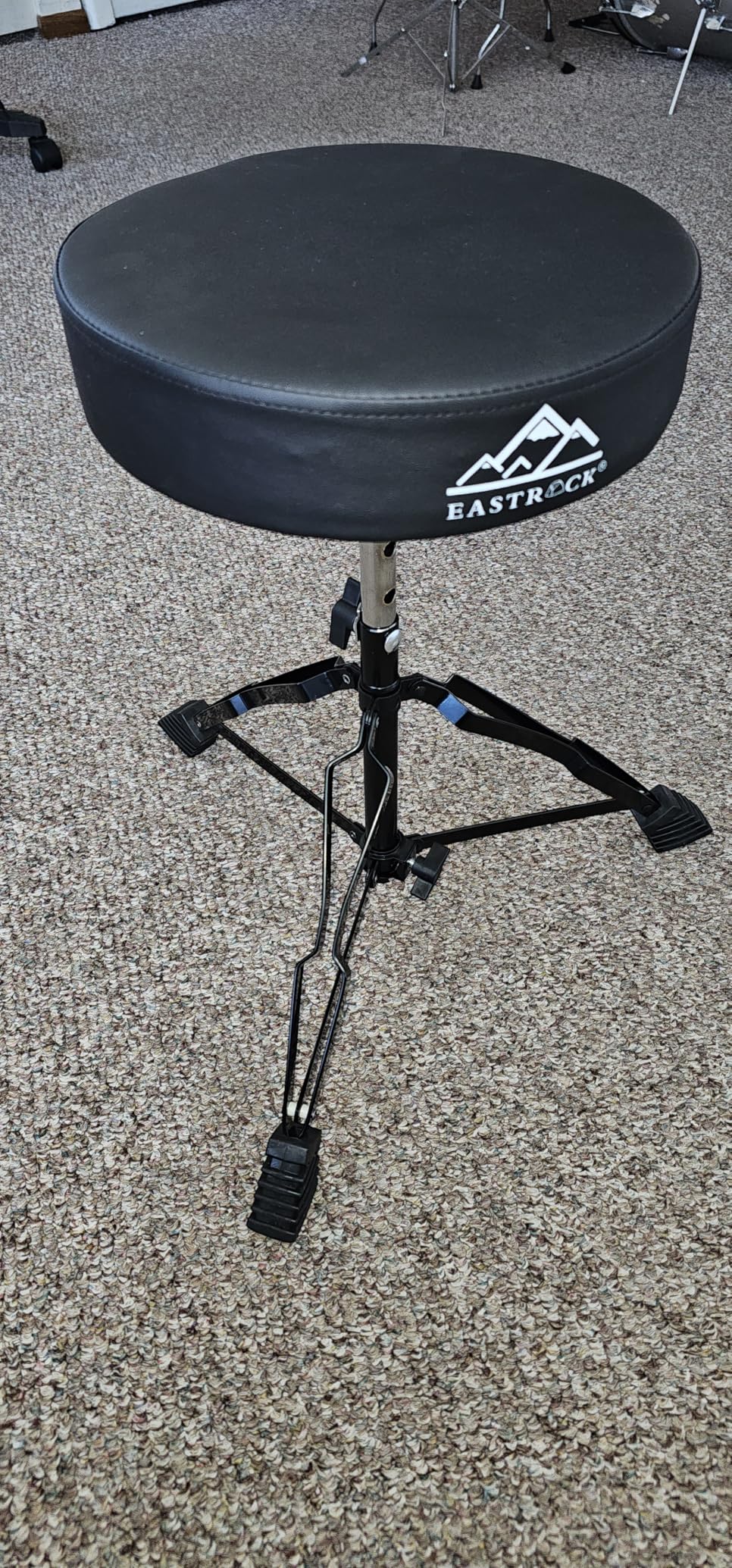EASTROCK Drum Throne,Padded Drum Seat Drumming Stools with Anti-Slip Feet customer photo 2