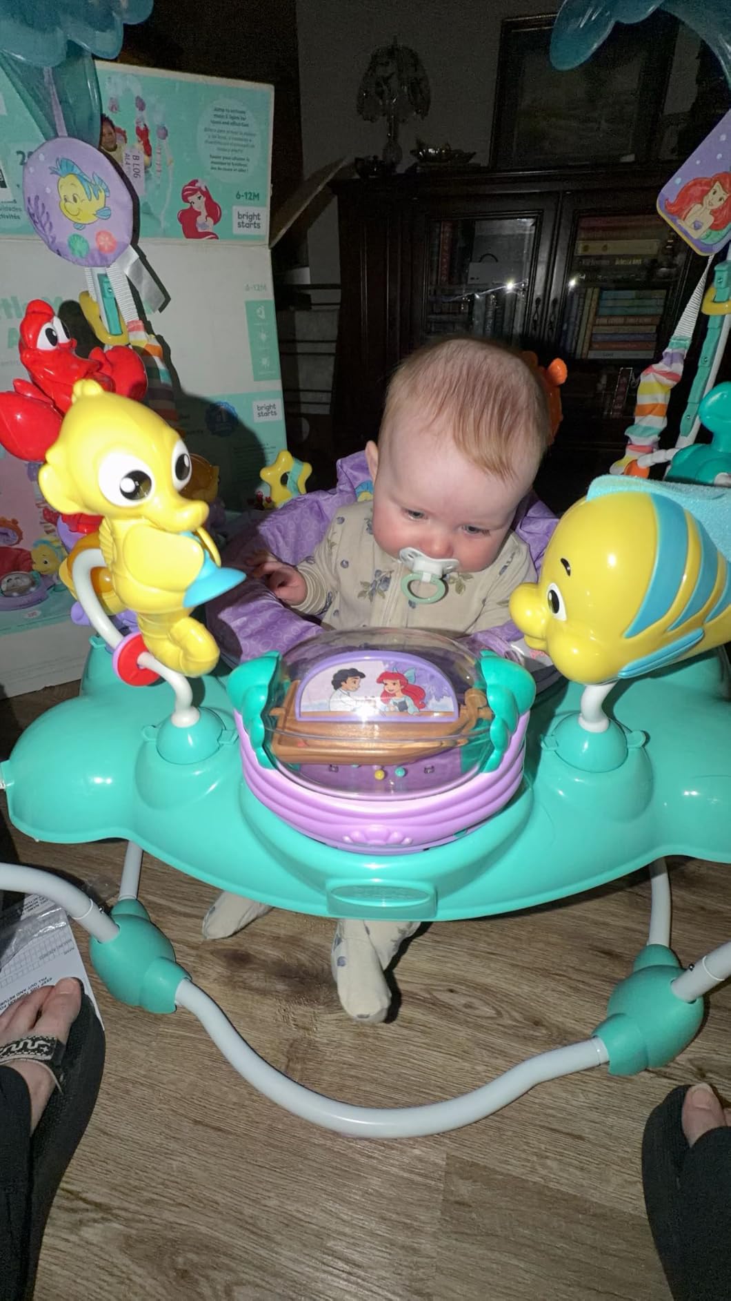 Bright Starts Disney Baby Minnie Mouse Forever Besties Baby Activity Center Jumper customer photo 2