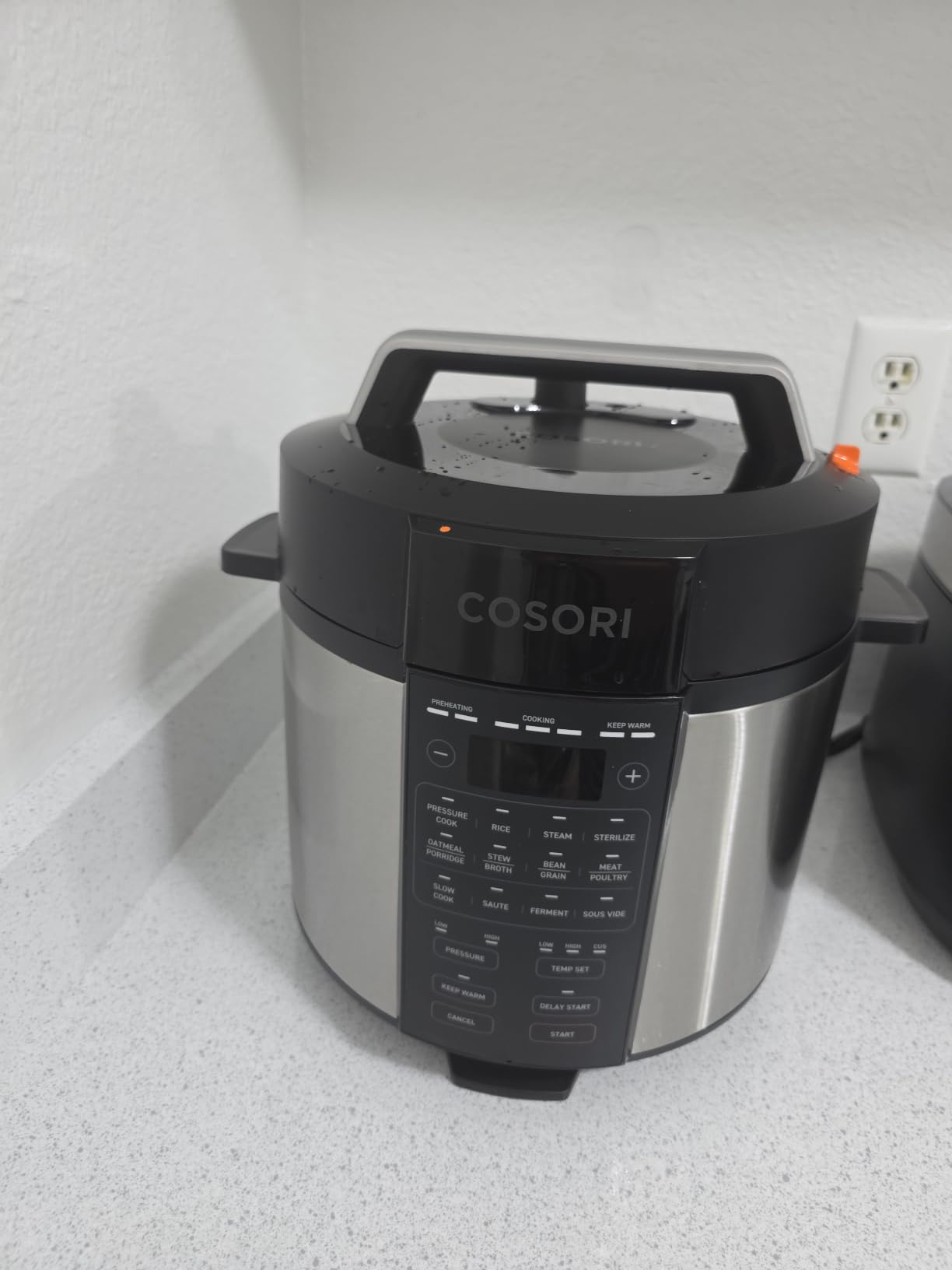 Cosori Pressure Cooker 6QT, Stainless Steel, 9-in-1 Multi Cooker, 12 Safety Features, Ceramic Coating Inner Pot, Rice, Slow Cook, Sous Vide, Saute, 1100W customer photo 1