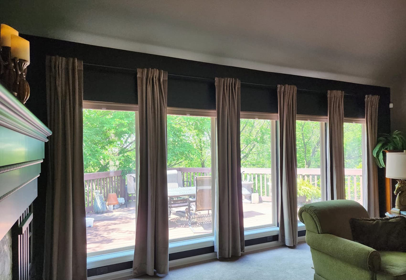 HPD Half Price Drapes Signature Plush Extra Wide Velvet Blackout Curtains for Bedroom (1 Panel), 100W X 96L Hotel Black Out Curtains for Living Room, Thermal Insulated Blackout Curtains, Library Taupe customer photo 2