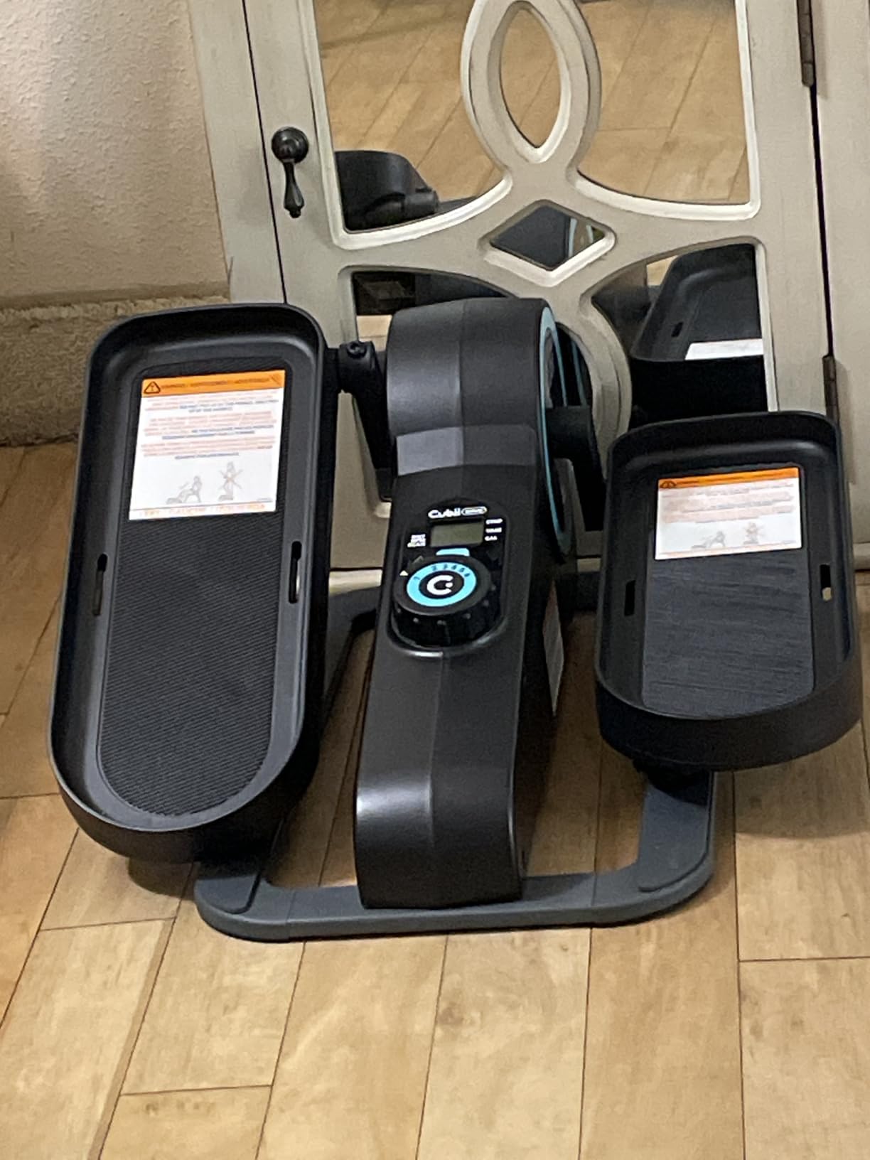 Cubii Move - Under Desk Elliptical Bike Pedal Exerciser Portable Seated Elliptical Machine W/Adjustable Workout Levels - Adult to Seniors customer photo 1
