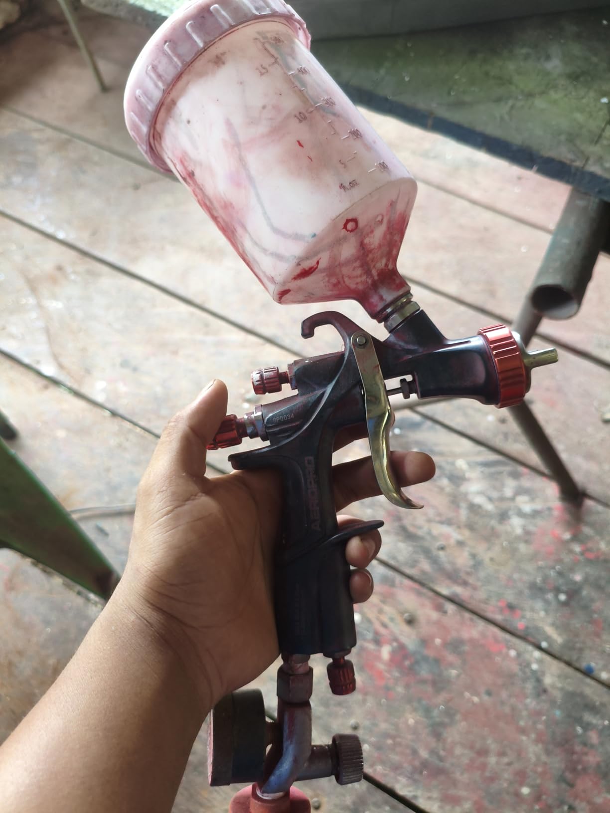 AEROPRO TOOLS R500 LVLP Air Spray Gun with 1.3/1.5/1.7mm Nozzles & Air Regulator, A610 Paint Guns Automotive, Car Paint Gun Sprayer, Paint Gun for House Painting, Car, Furniture, Varnish and Top Coat customer photo 2