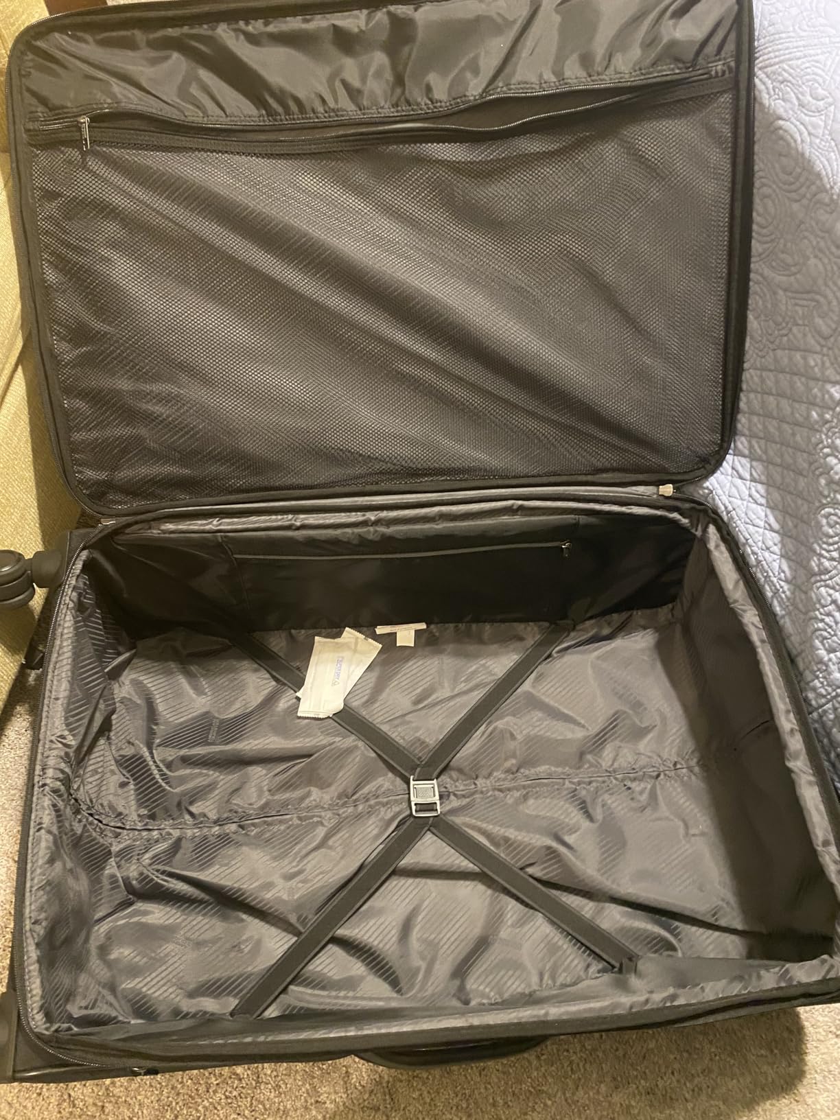 American Tourister 4 KIX 2.0 Expandable Softside Luggage with Spinner Wheels, 20 SPINNER, CLASSIC BLUE customer photo 2