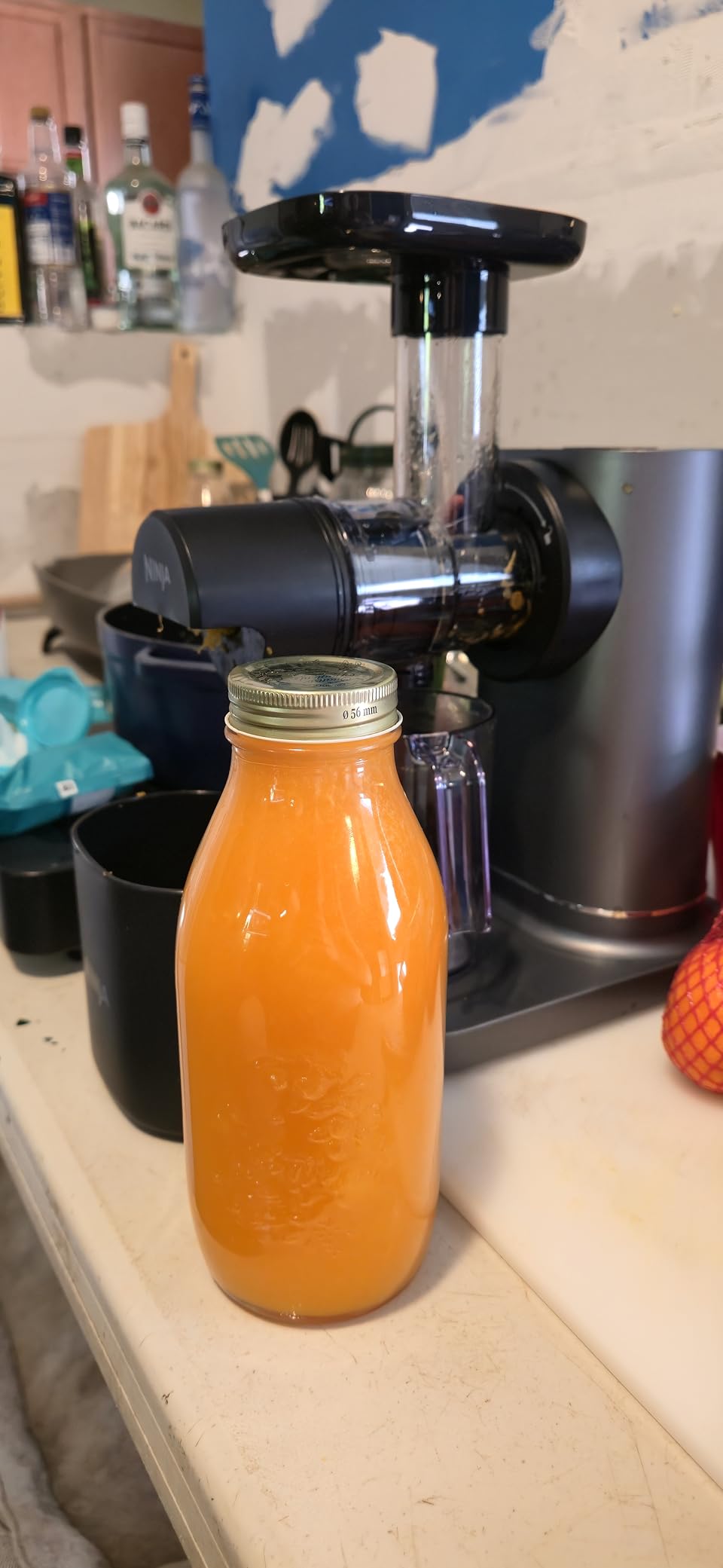 Ninja NeverClog Cold Press Juicer | Powerful Electric Slow Masticating Juicer with Pulp Control | XL Capacity | 24 oz. Juice Jug & 36 oz. Pulp Container | Dishwasher Safe | Charcoal | 150W | JC151 customer photo 2